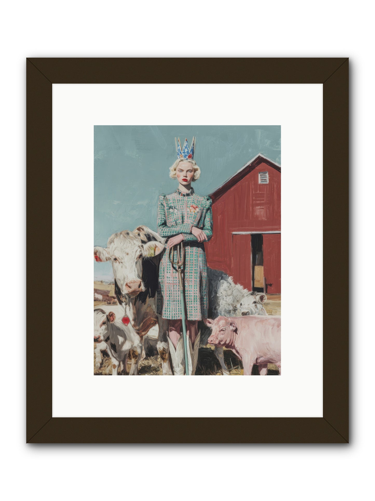 Velvet Ivy & Co.-REZ -- Framed Print - Black 9x12