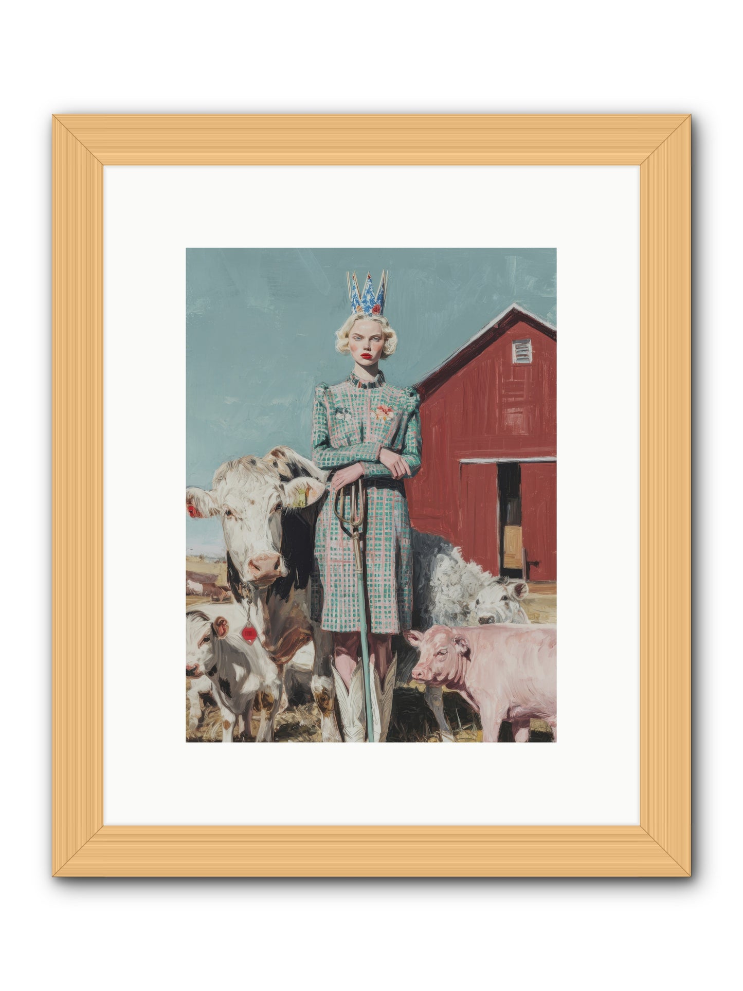 Velvet Ivy & Co.-REZ -- Framed Print - Natural 9x12