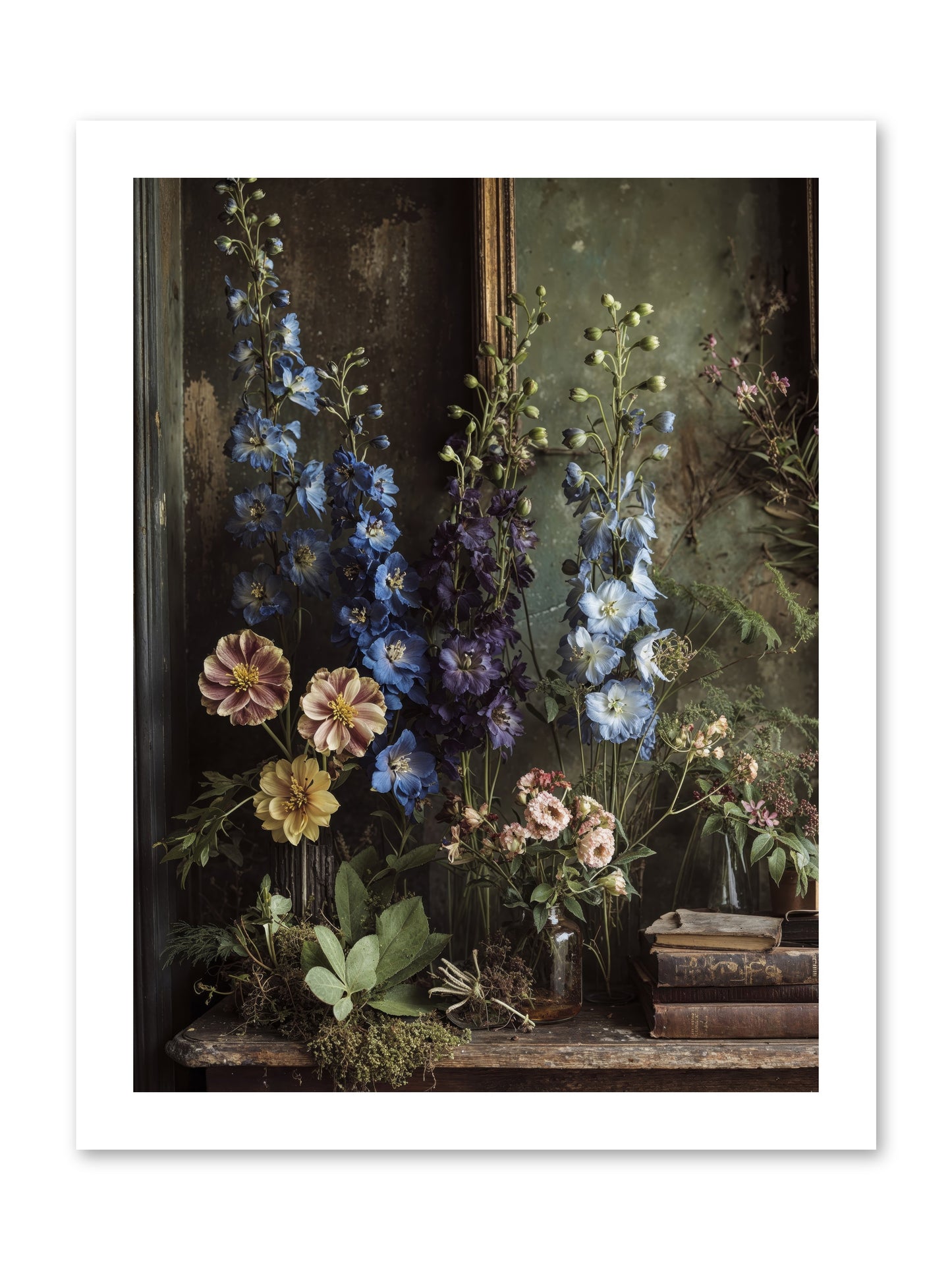 Velvet Lawns And Hidden Doors -- Loose Canvas Print 12x16