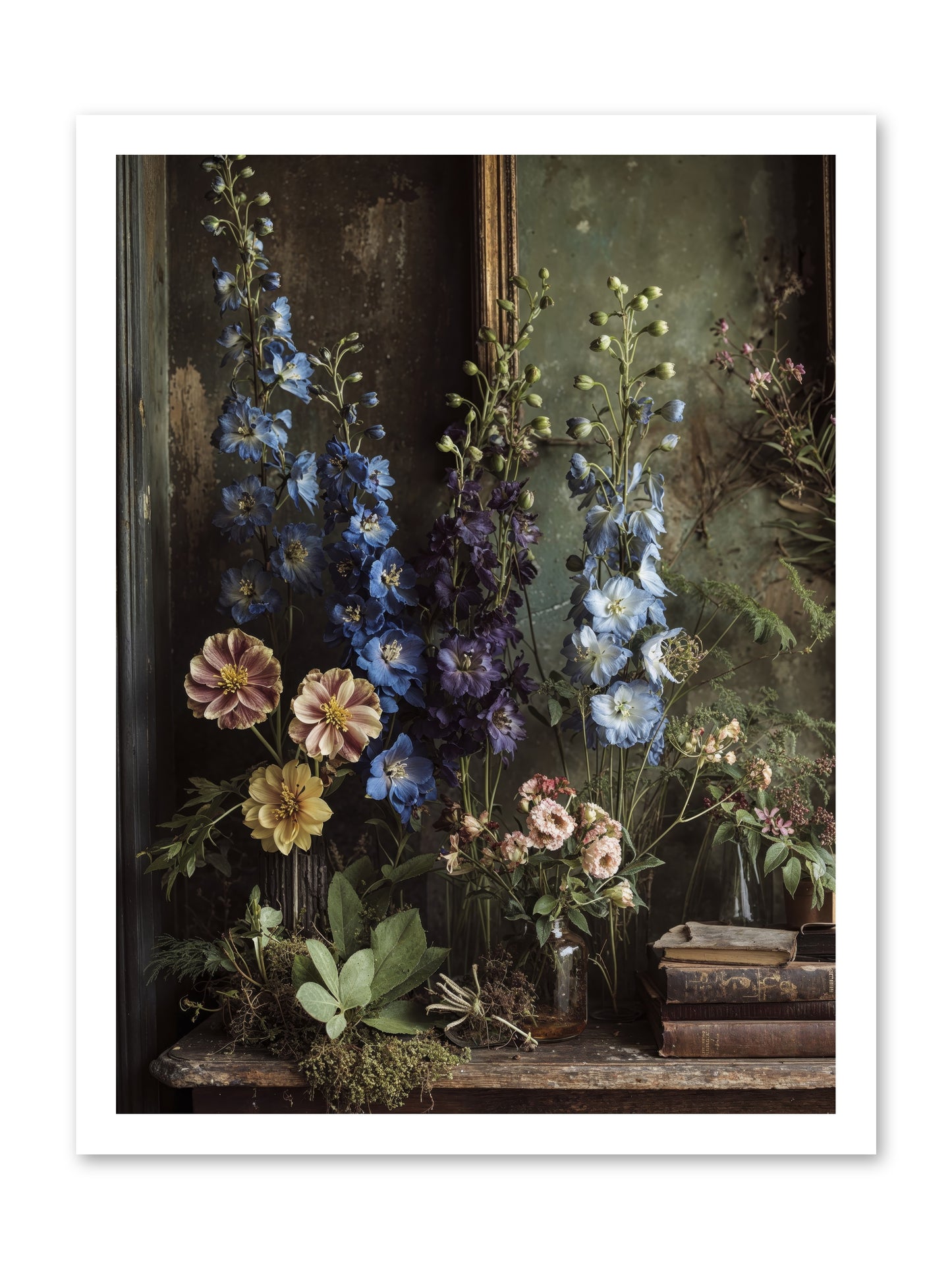 Velvet Lawns And Hidden Doors -- Paper Print 18x24
