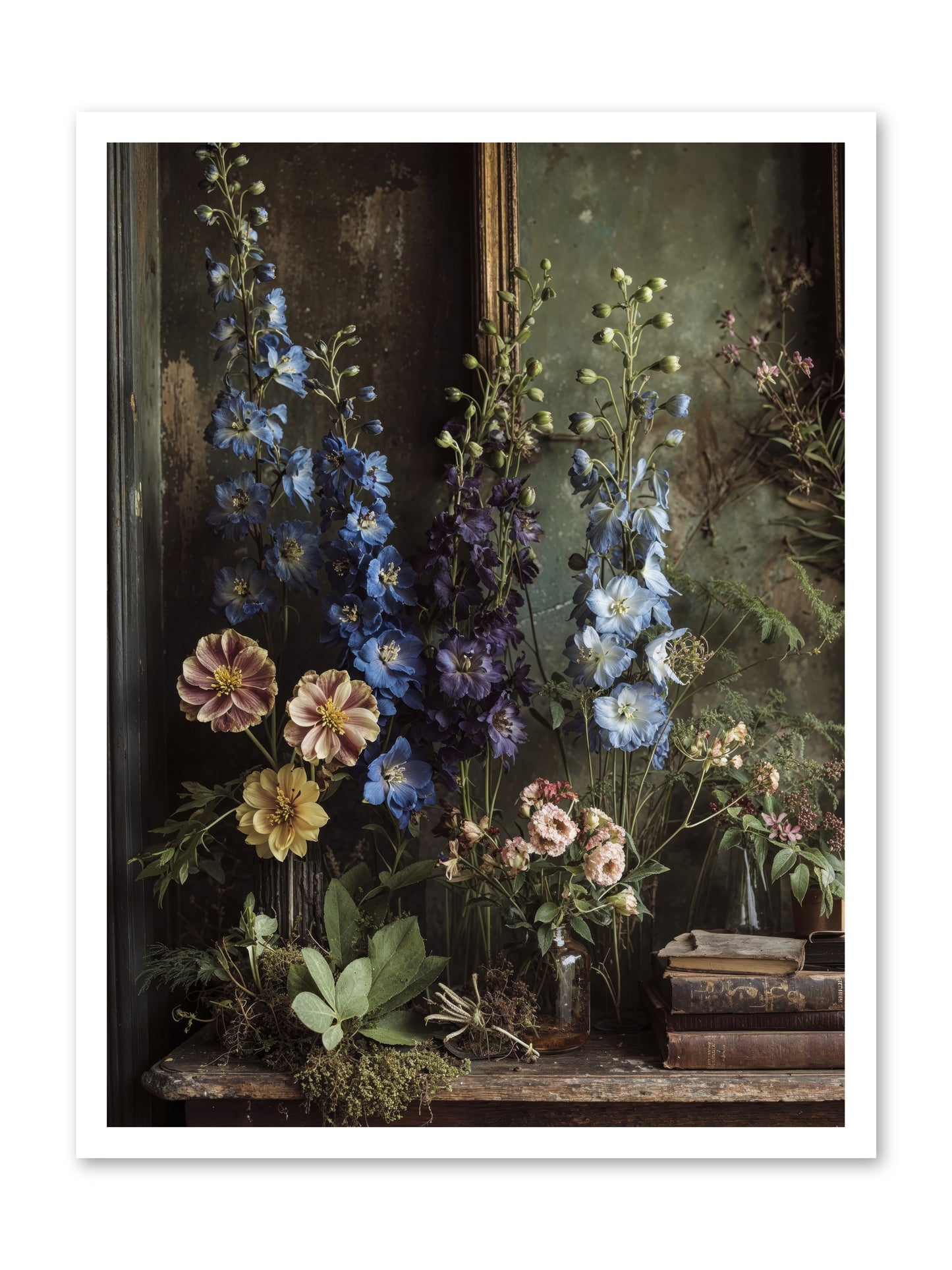 Velvet Lawns And Hidden Doors -- Loose Canvas Print 24x32