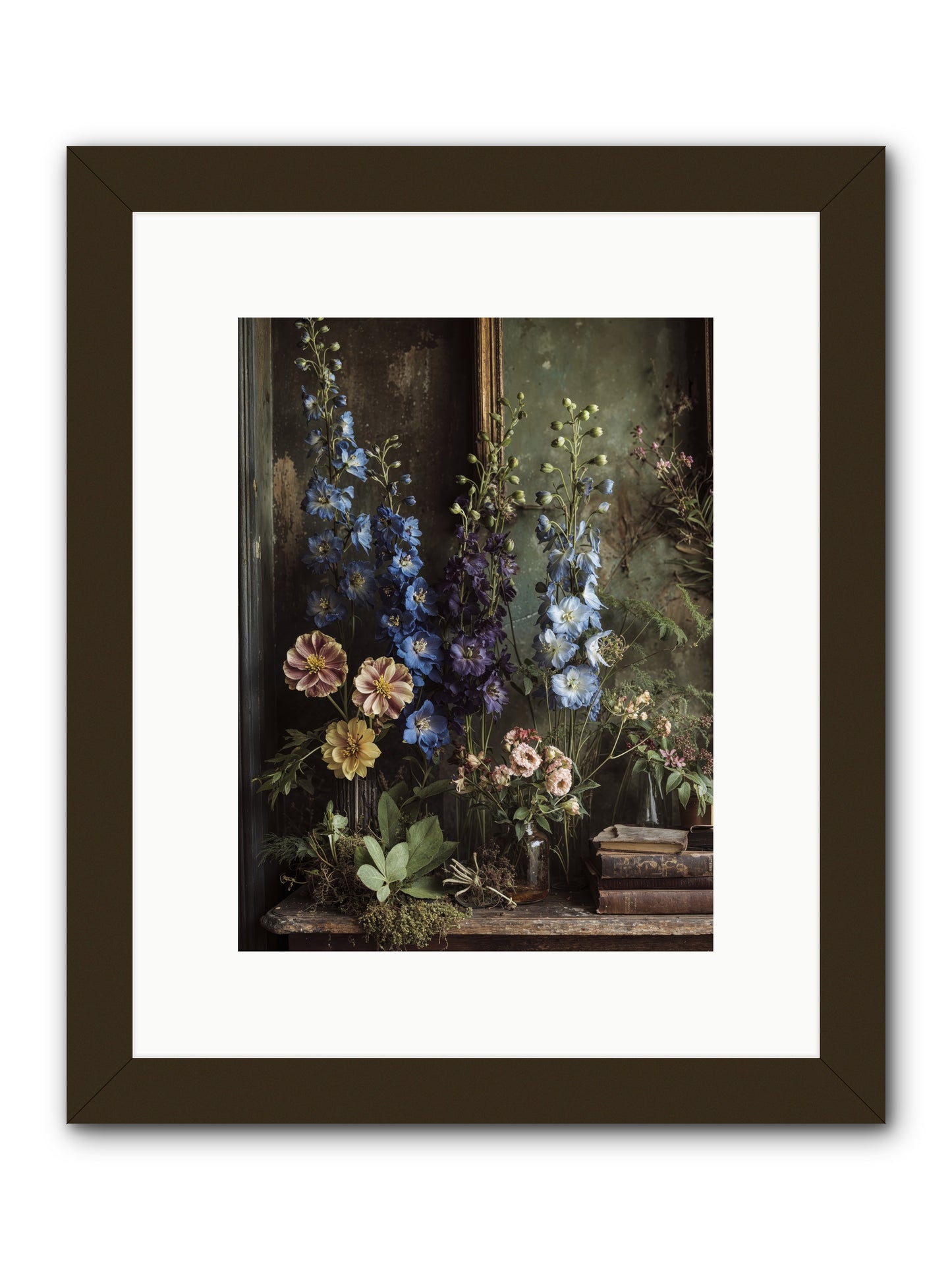 Velvet Lawns And Hidden Doors -- Framed Print - Black 9x12