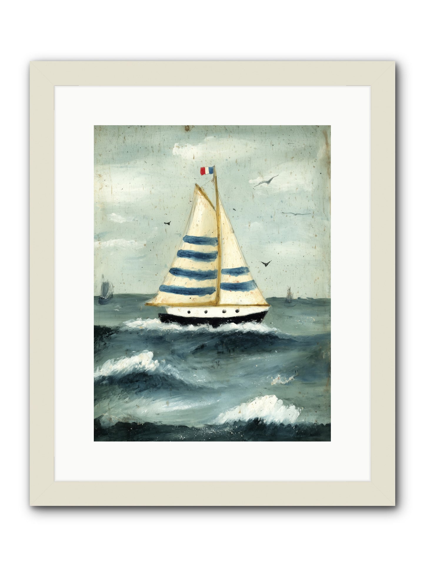 Velvet Rebellion -- Framed Print - White 12x16
