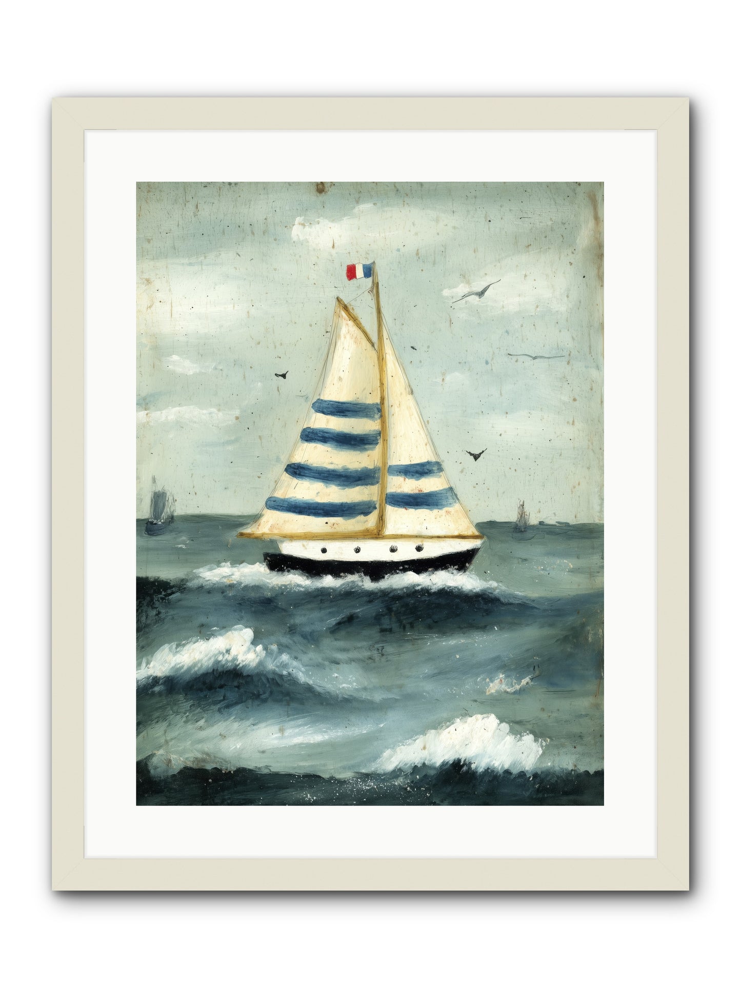 Velvet Rebellion -- Framed Print - White 18x24
