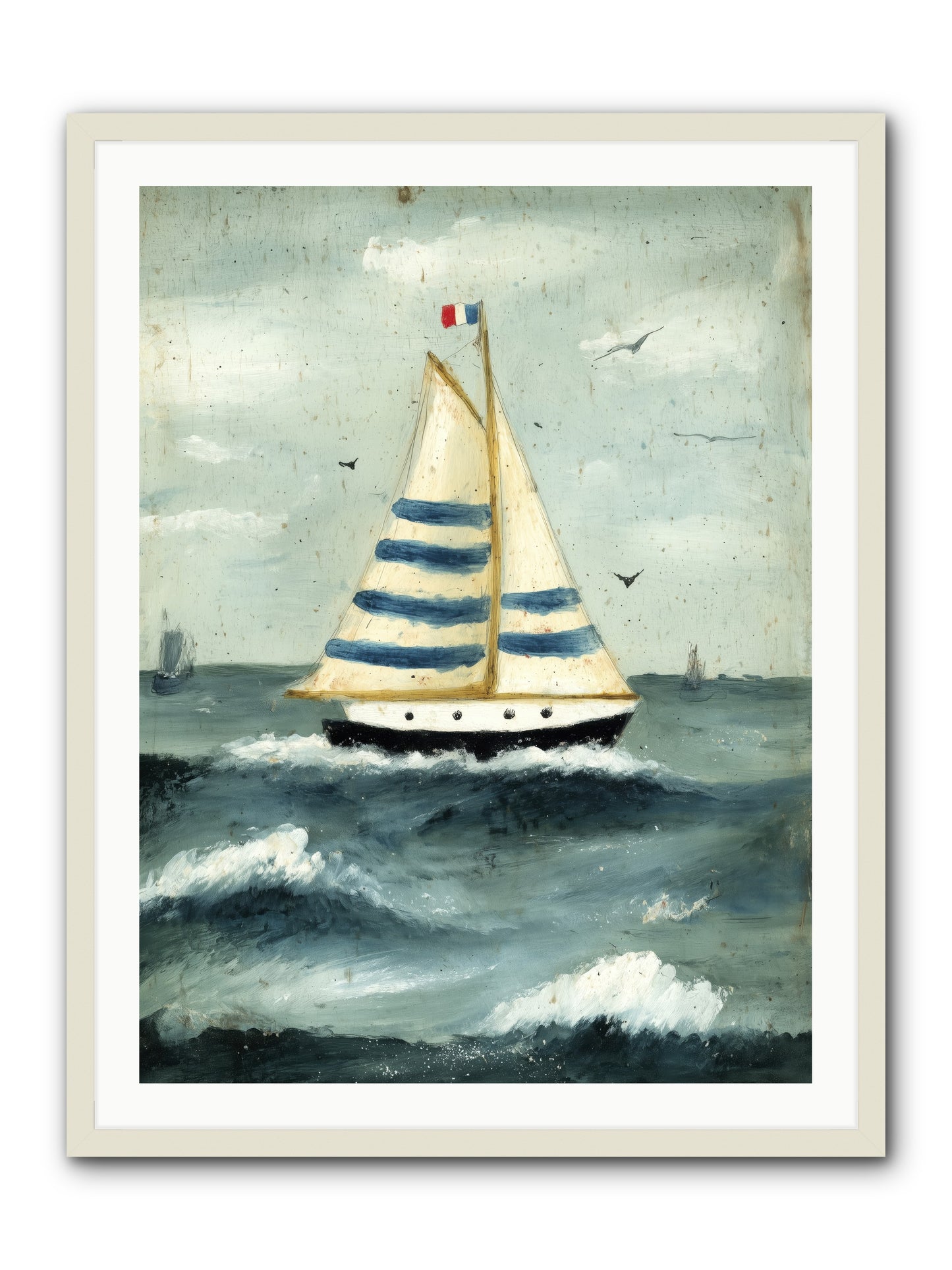 Velvet Rebellion -- Framed Print - White 30x40