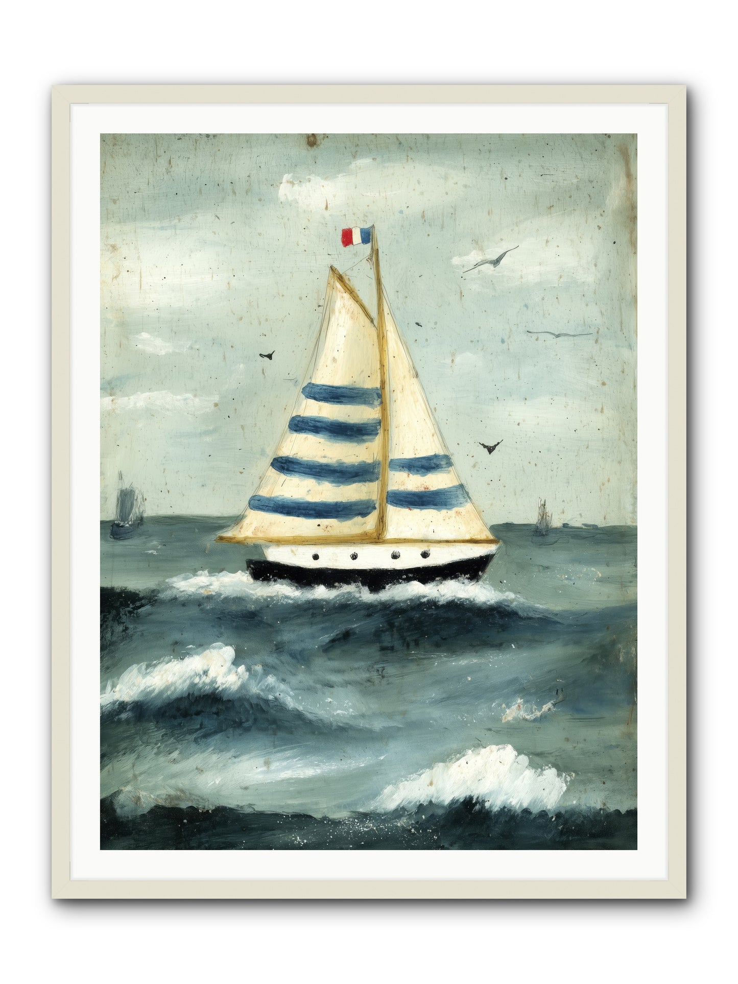 Velvet Rebellion -- Framed Print - White 36x48