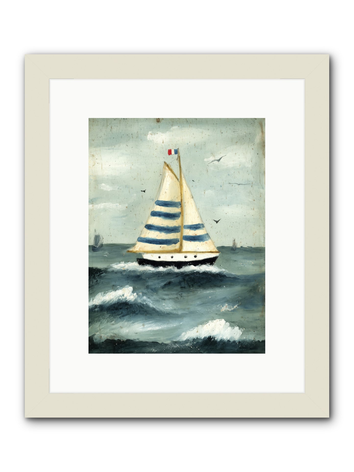 Velvet Rebellion -- Framed Print - White 9x12