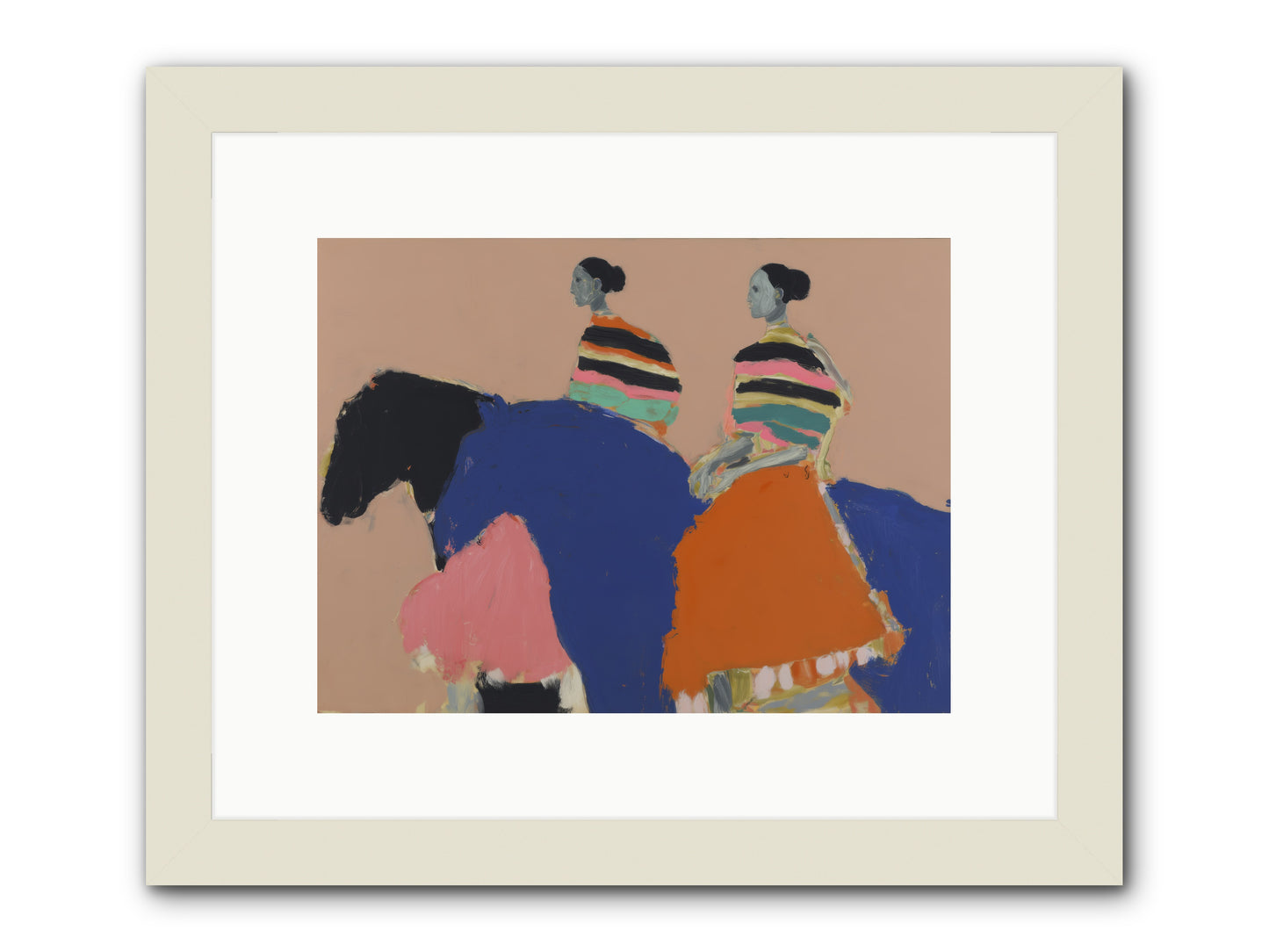 Velvet Rivulet -- Framed Print - White 12x9