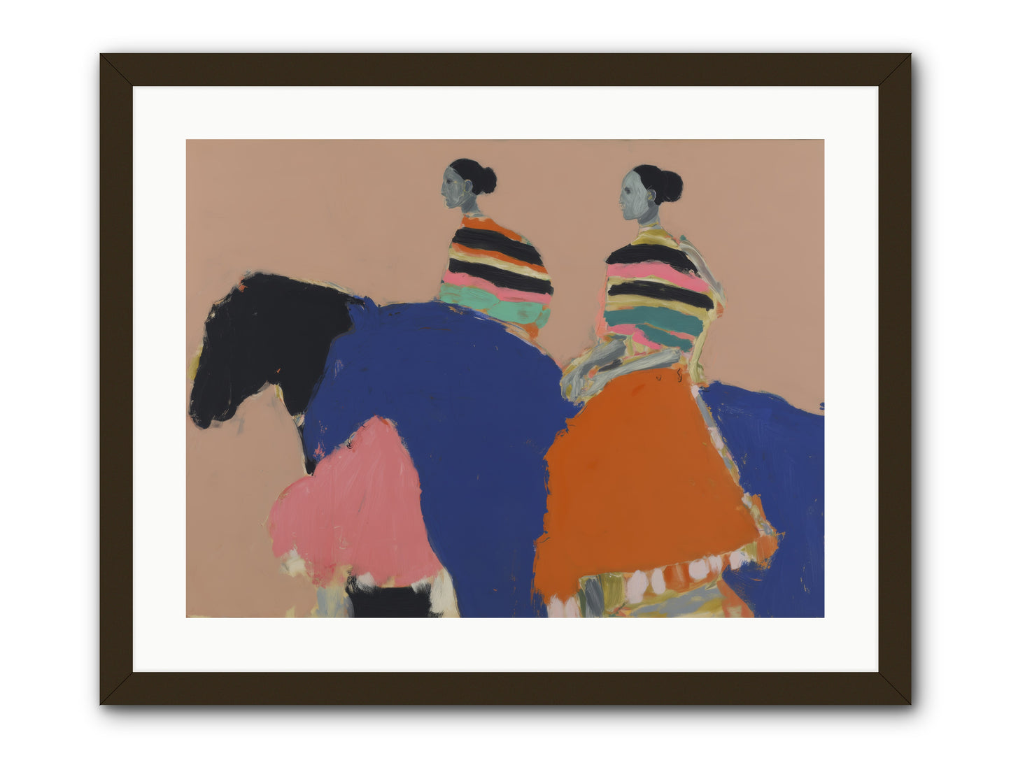 Velvet Rivulet -- Framed Print - Black 24x18