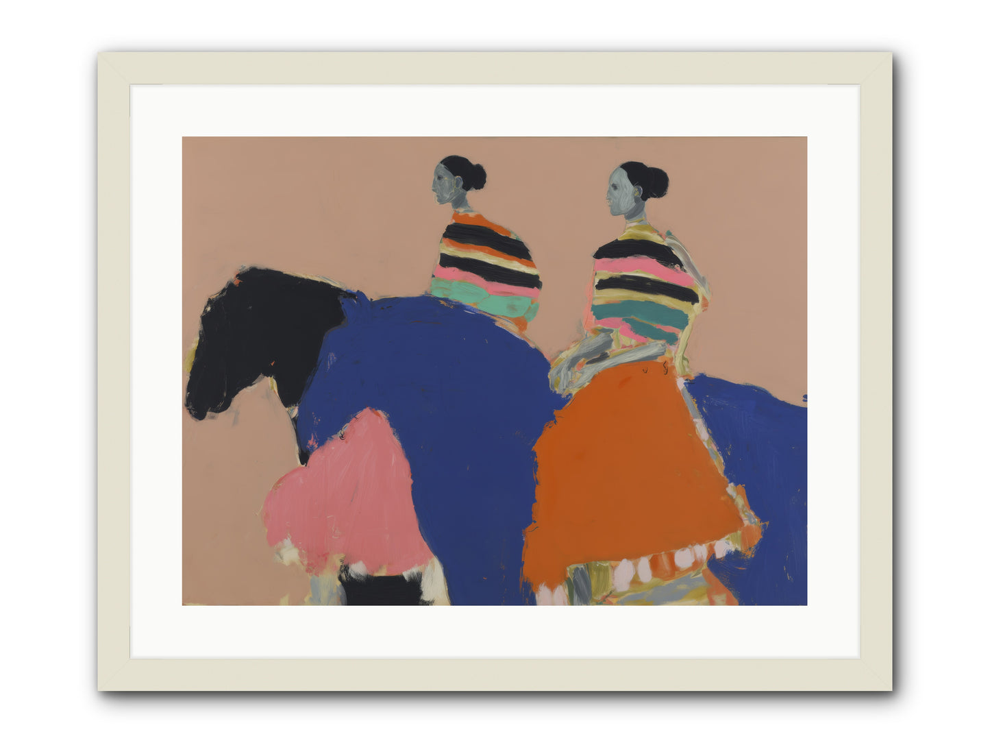 Velvet Rivulet -- Framed Print - White 24x18