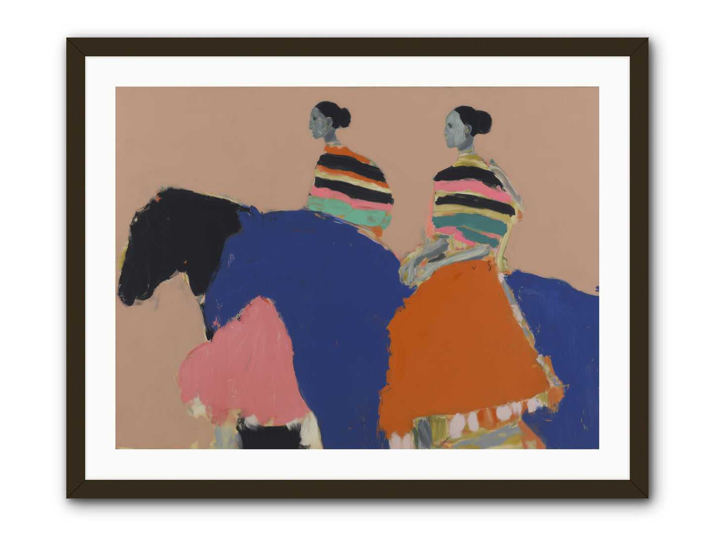 Velvet Rivulet -- Framed Print - Black 32x24
