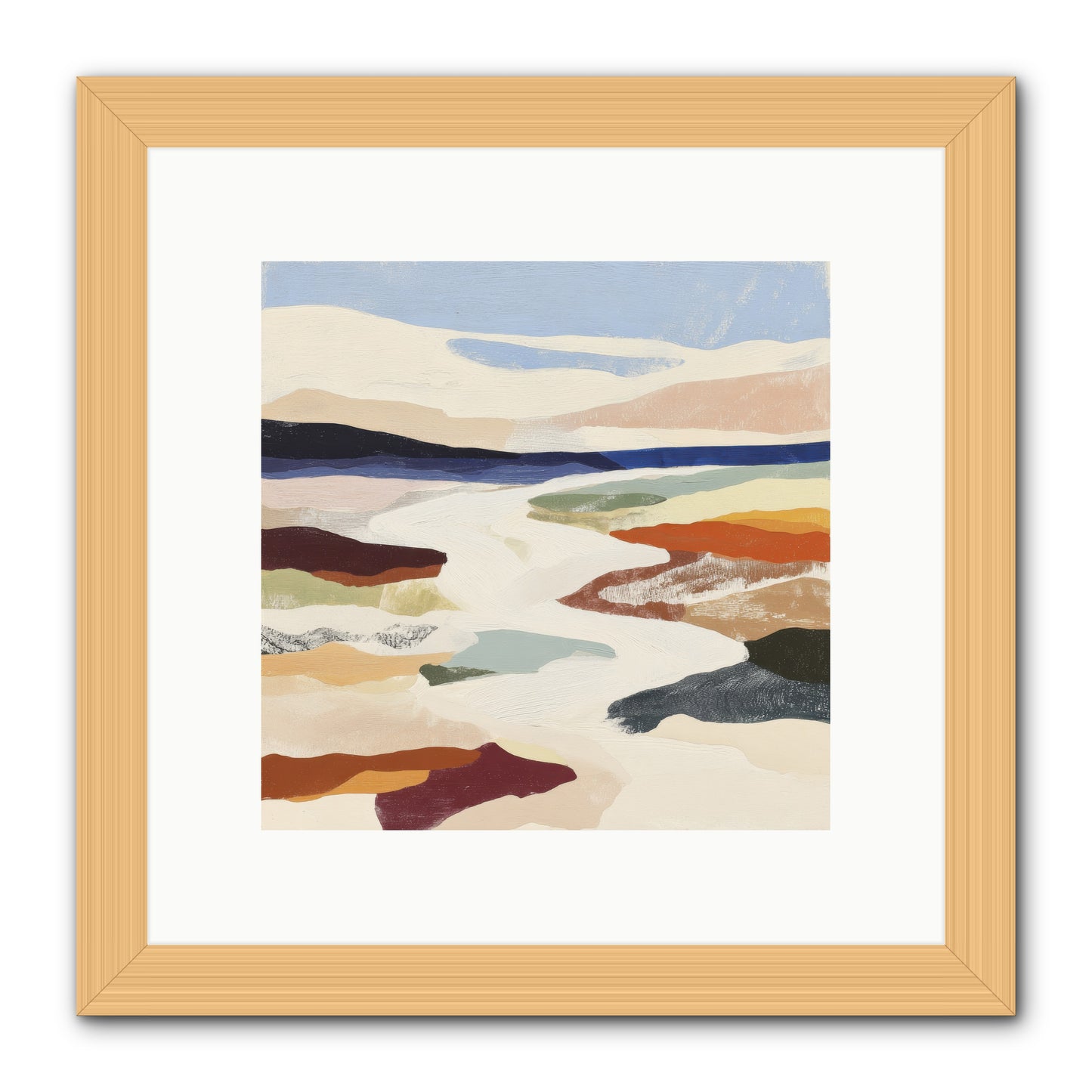 Velvet Rook -- Framed Print - Natural 10x10