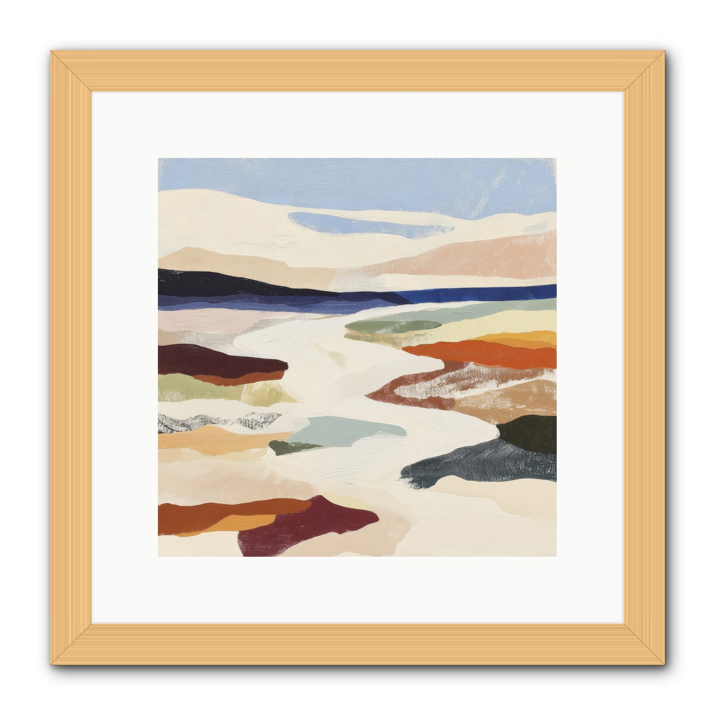 Velvet Rook -- Framed Print - Natural 12x12