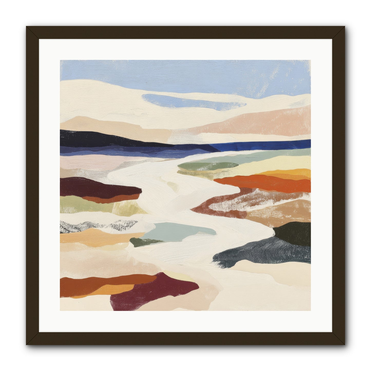 Velvet Rook -- Framed Print - Black 24x24