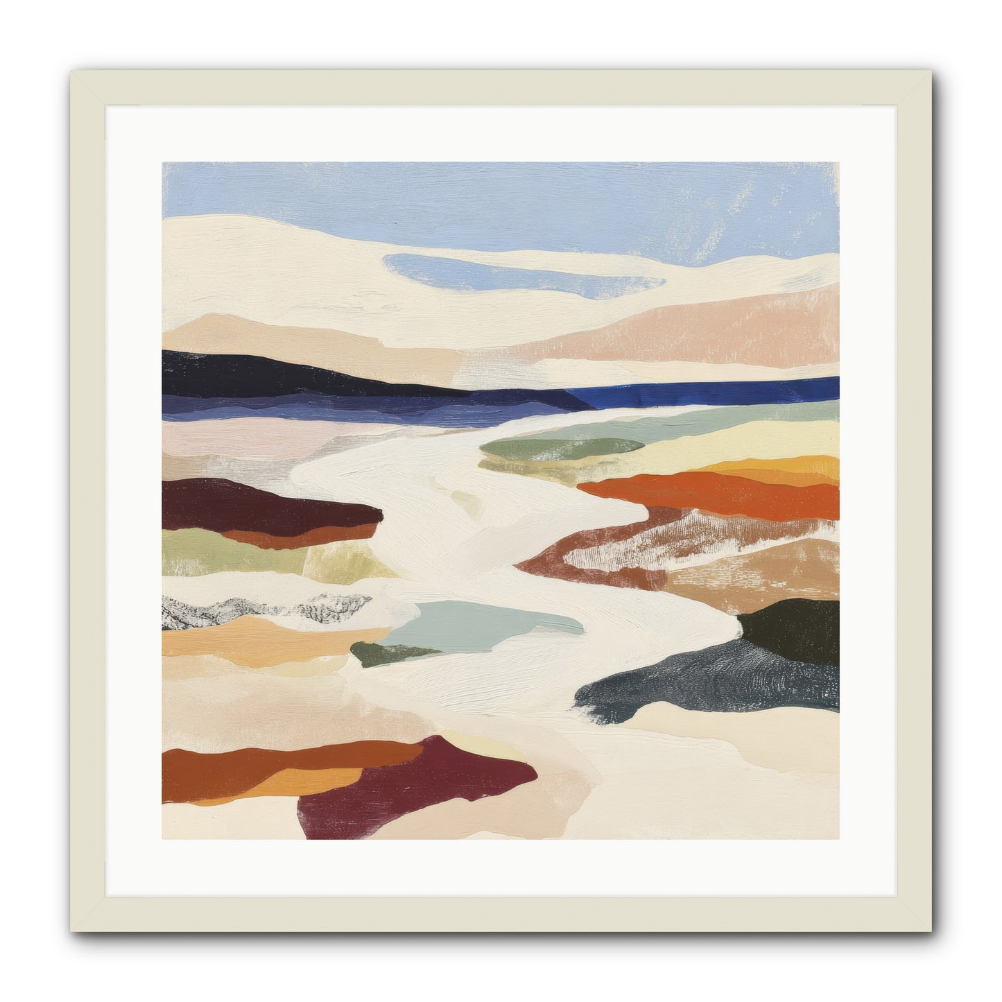 Velvet Rook -- Framed Print - White 24x24