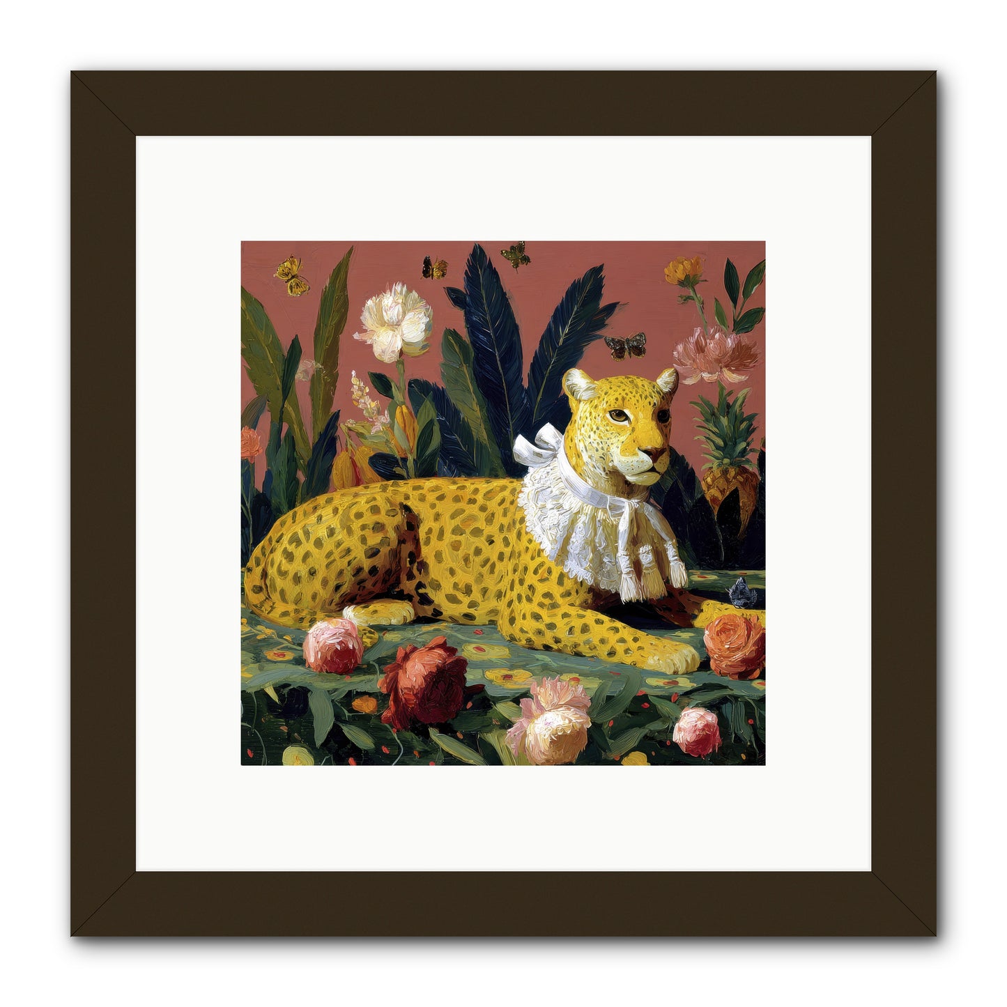 Velvet Shadows  -- Framed Print - Black 10x10