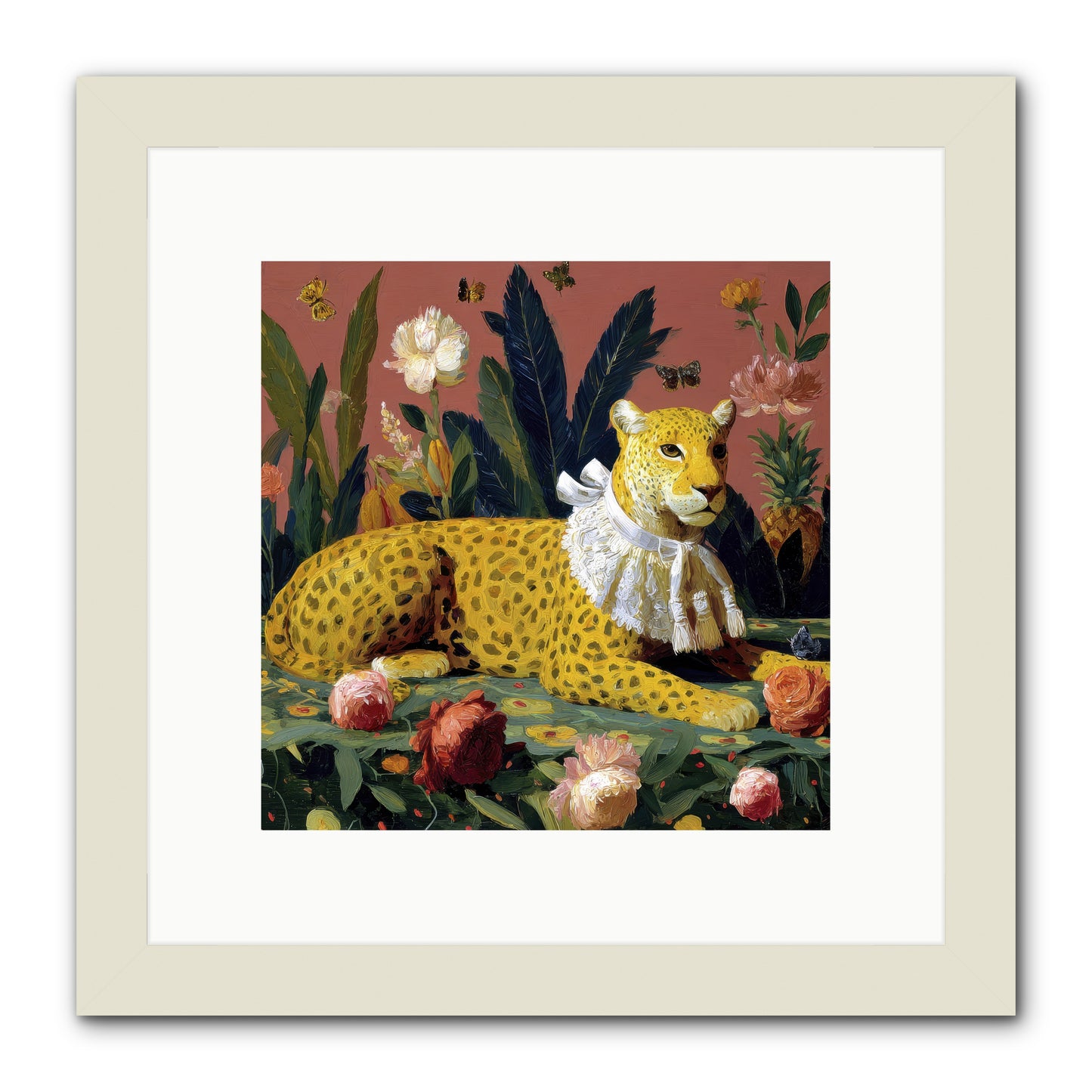 Velvet Shadows  -- Framed Print - White 10x10