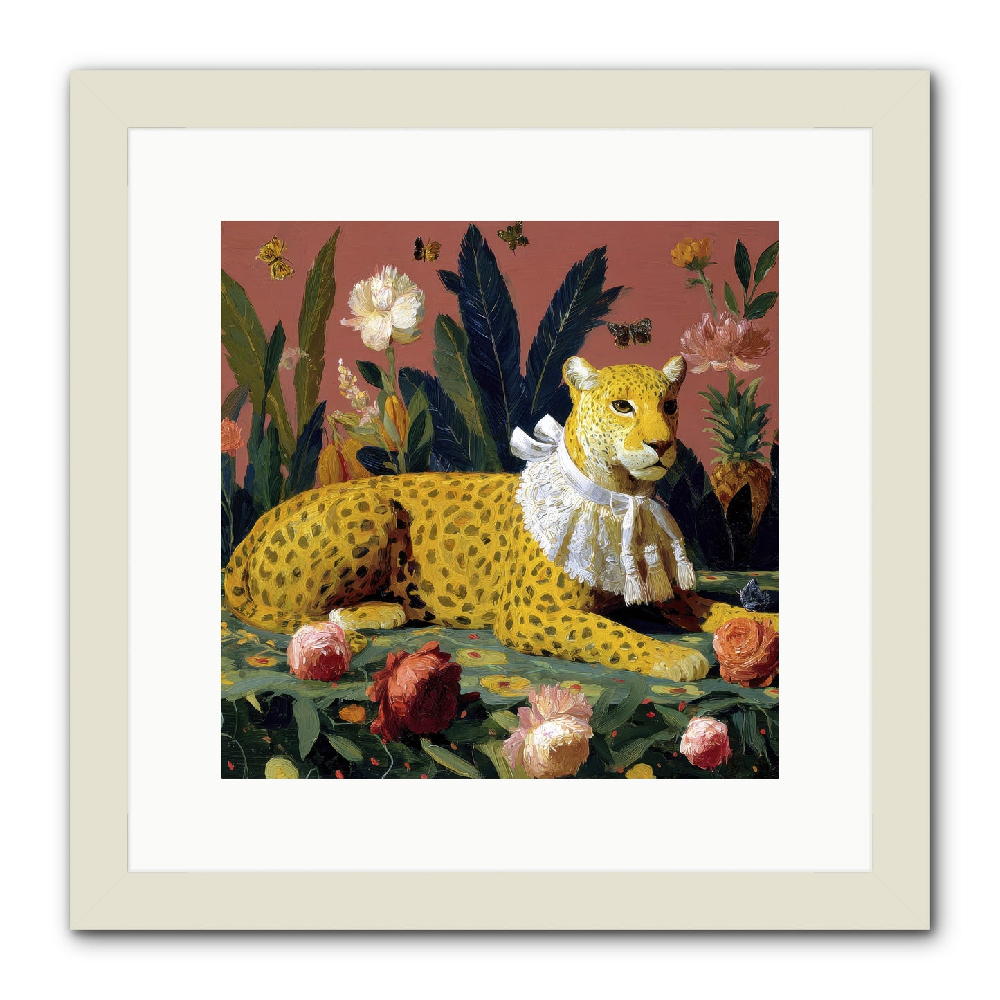 Velvet Shadows  -- Framed Print - White 12x12
