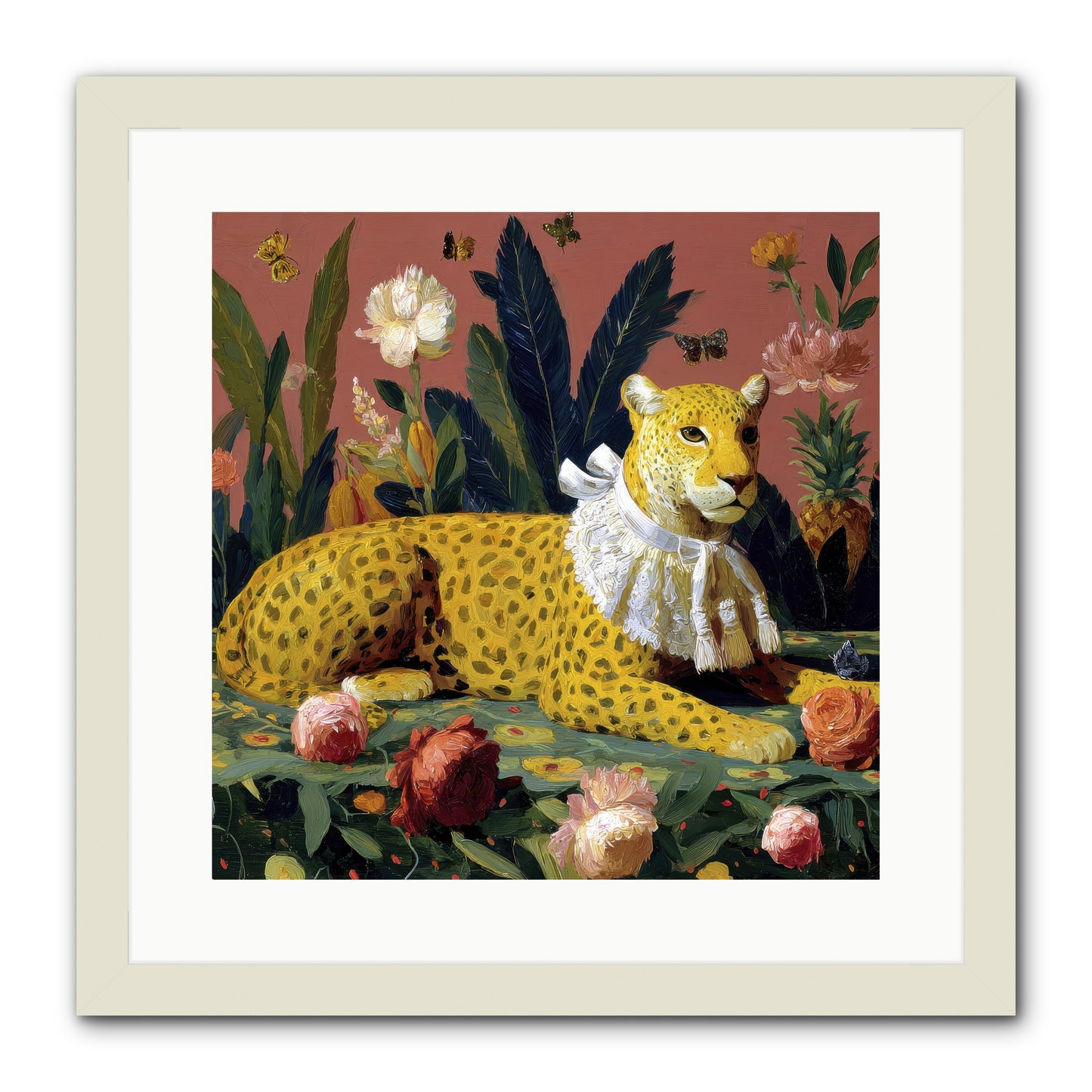Velvet Shadows  -- Framed Print - White 16x16