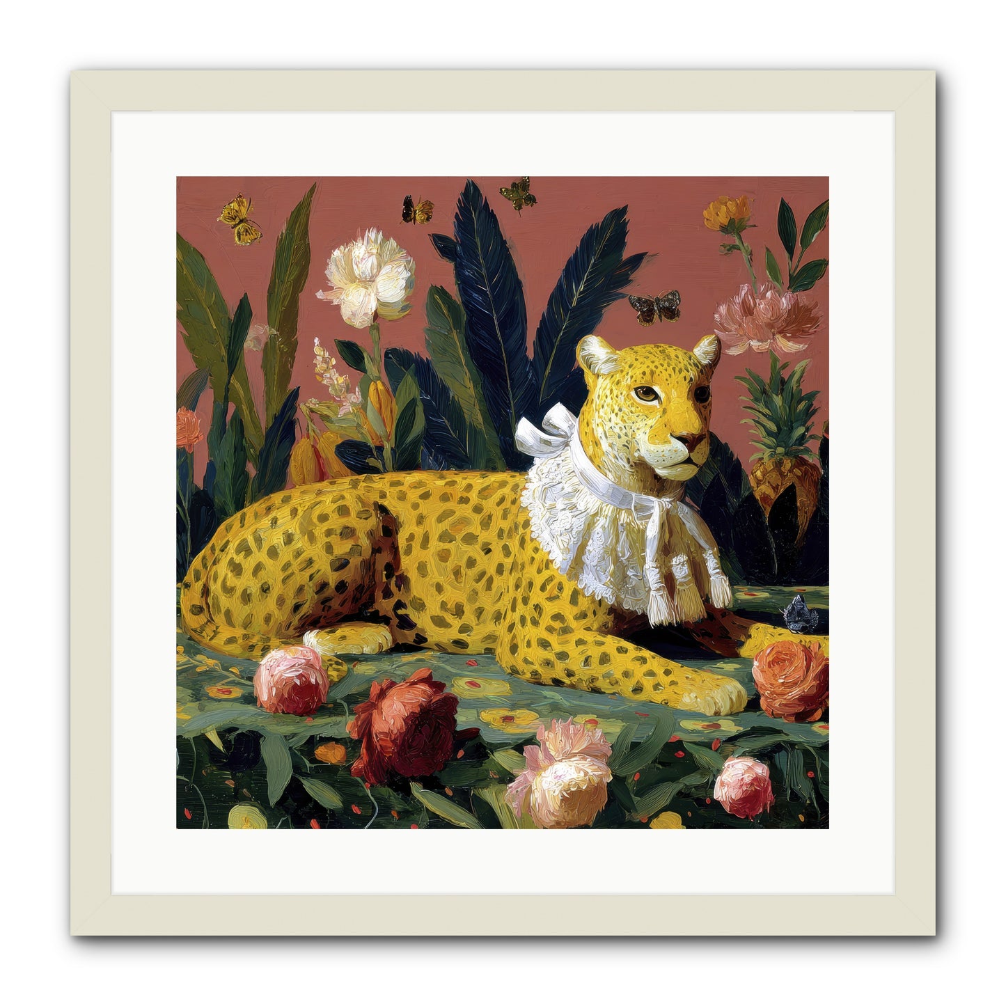 Velvet Shadows  -- Framed Print - White 20x20