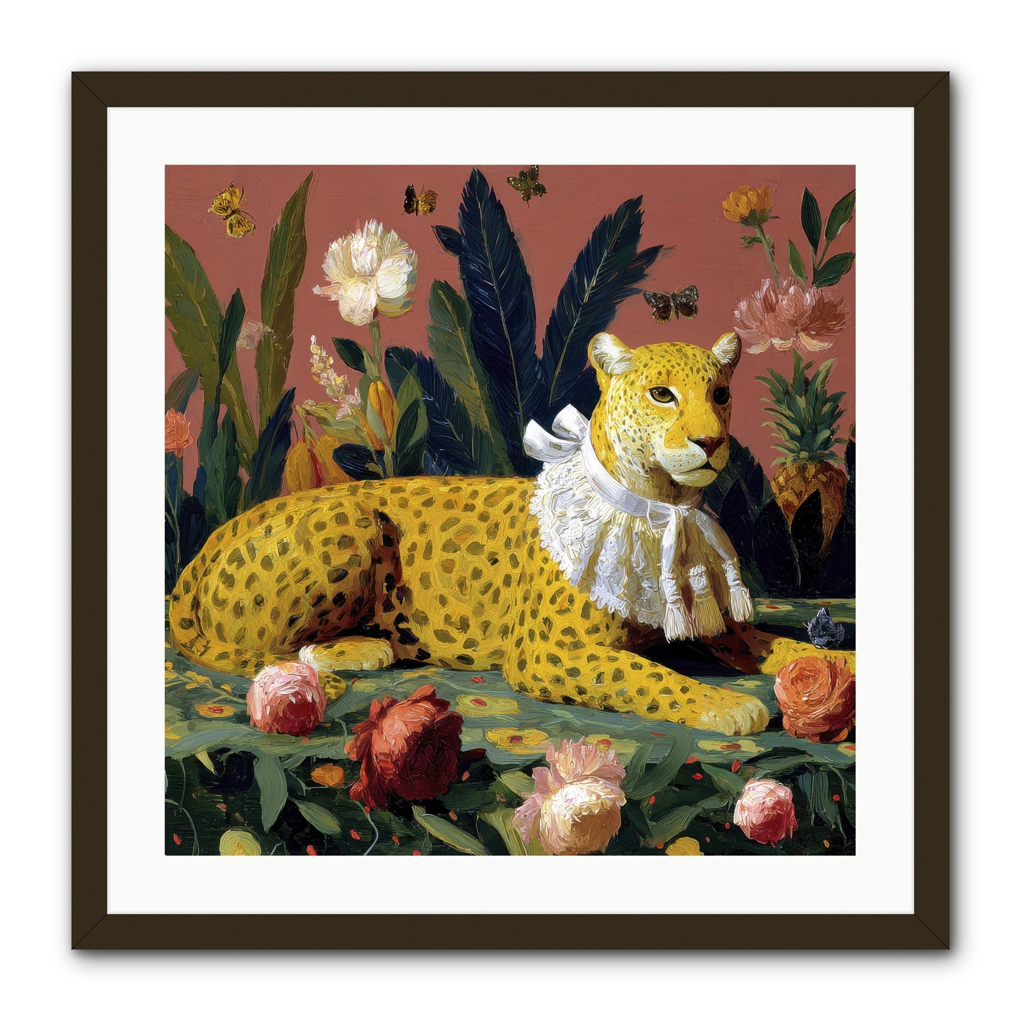 Velvet Shadows  -- Framed Print - Black 24x24