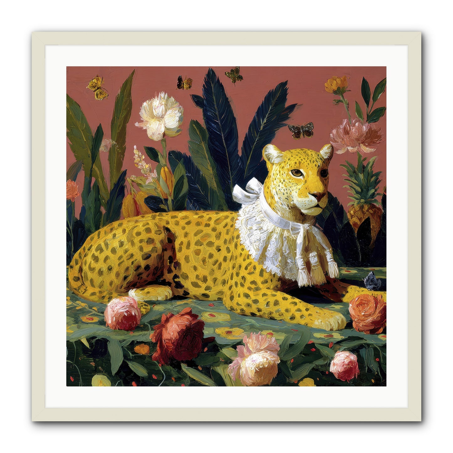 Velvet Shadows  -- Framed Print - White 30x30