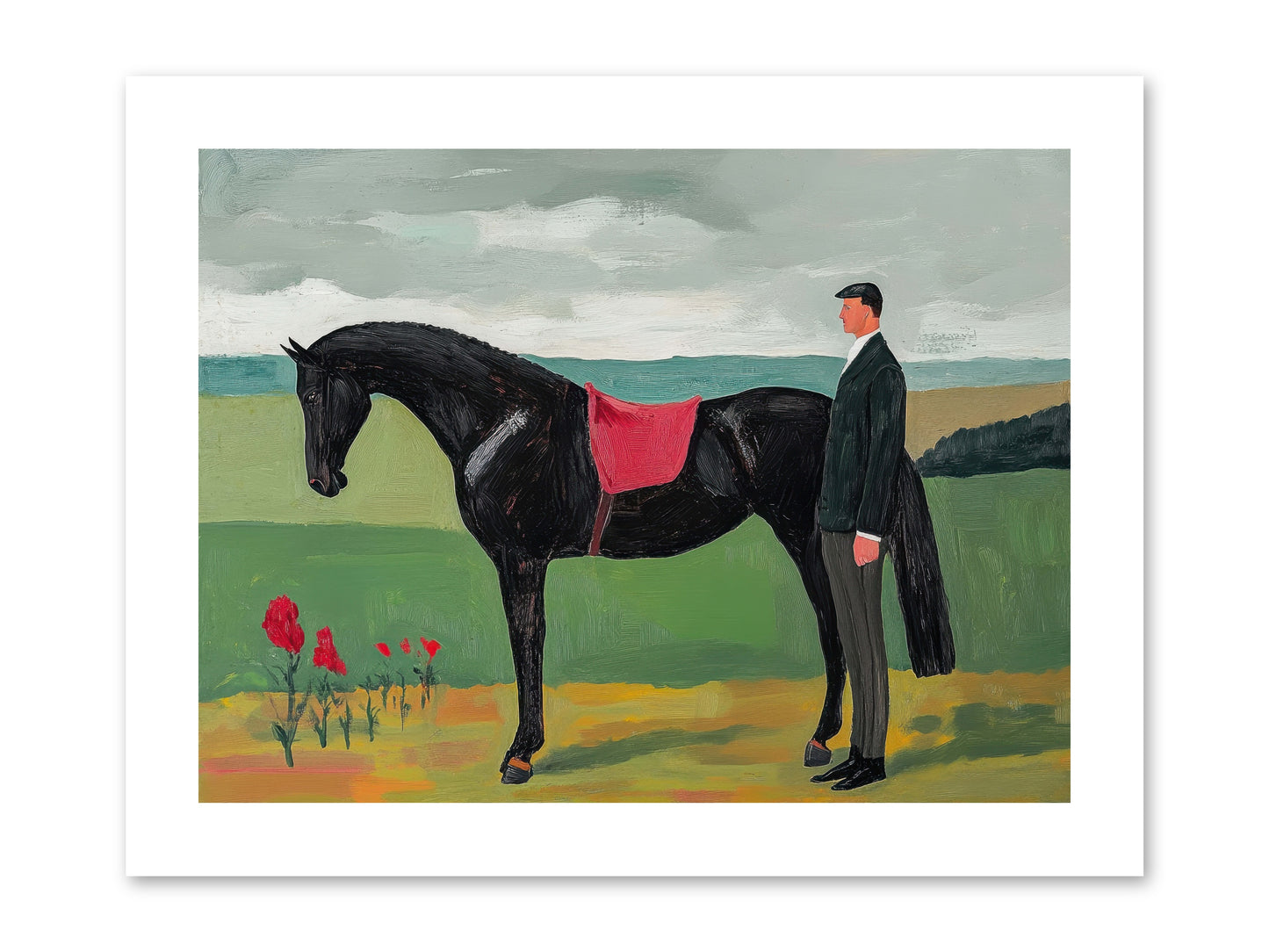Velvet Storm -- Loose Canvas Print 12x9