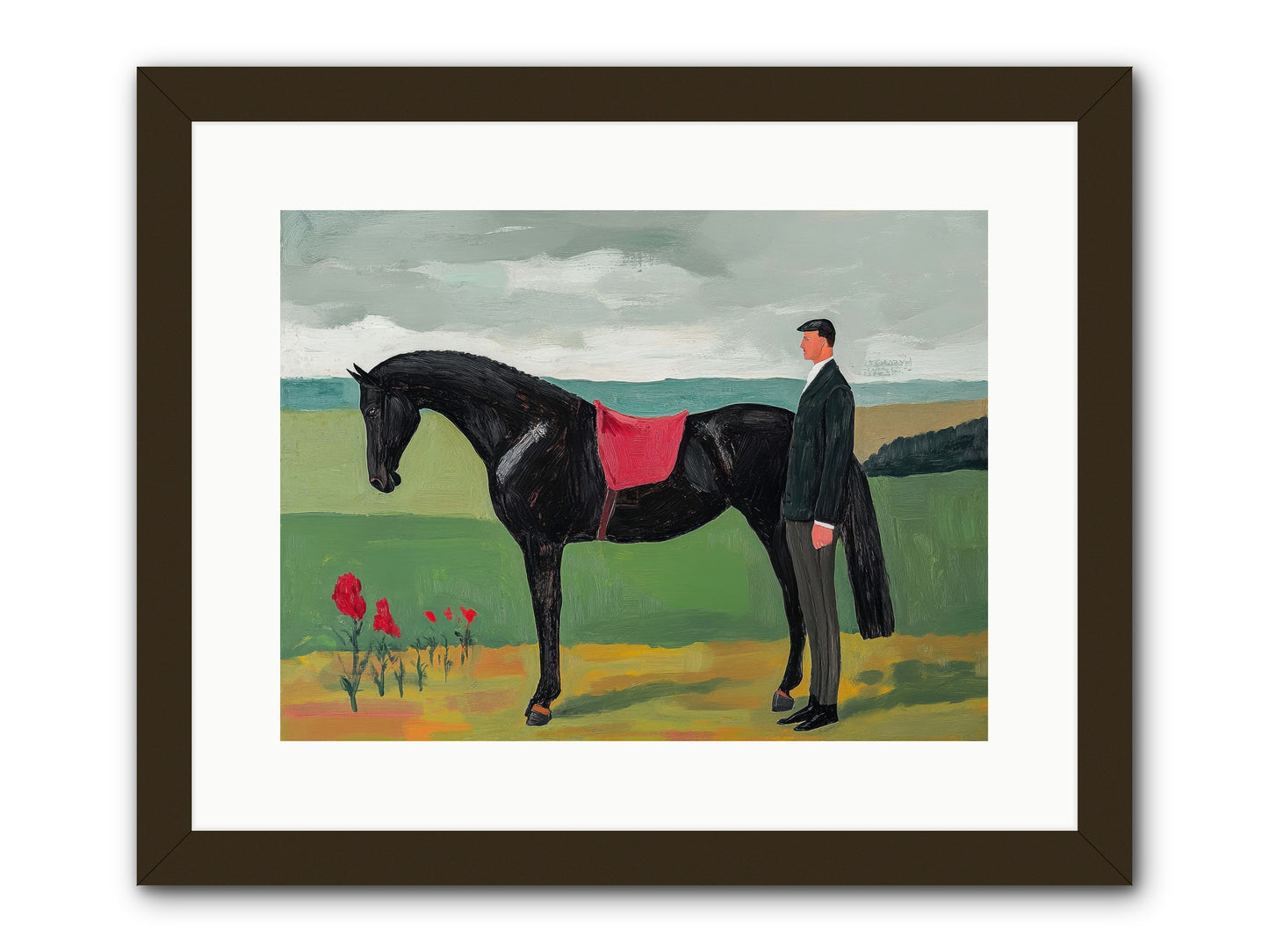 Velvet Storm -- Framed Print - Black 16x12