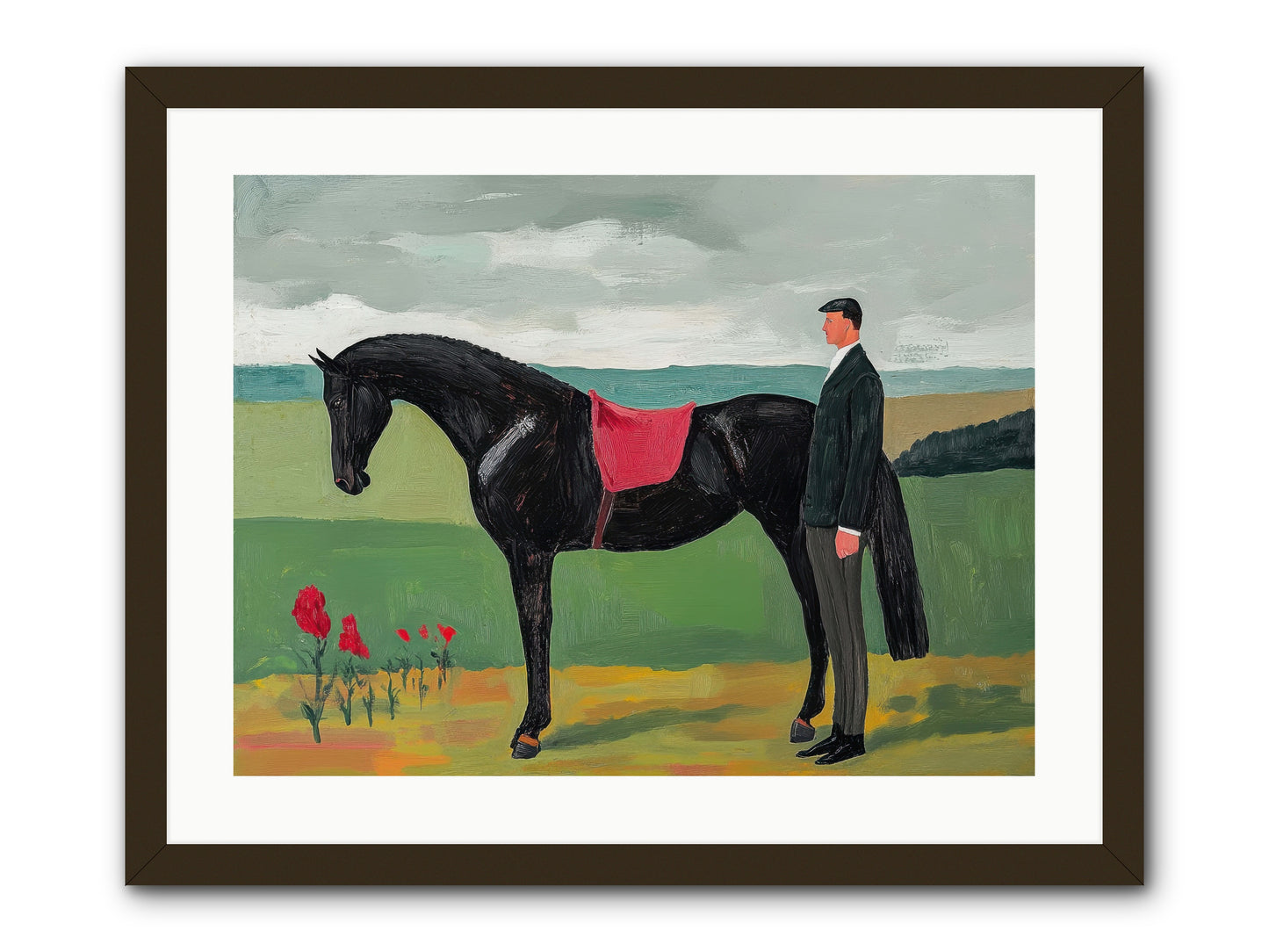Velvet Storm -- Framed Print - Black 24x18