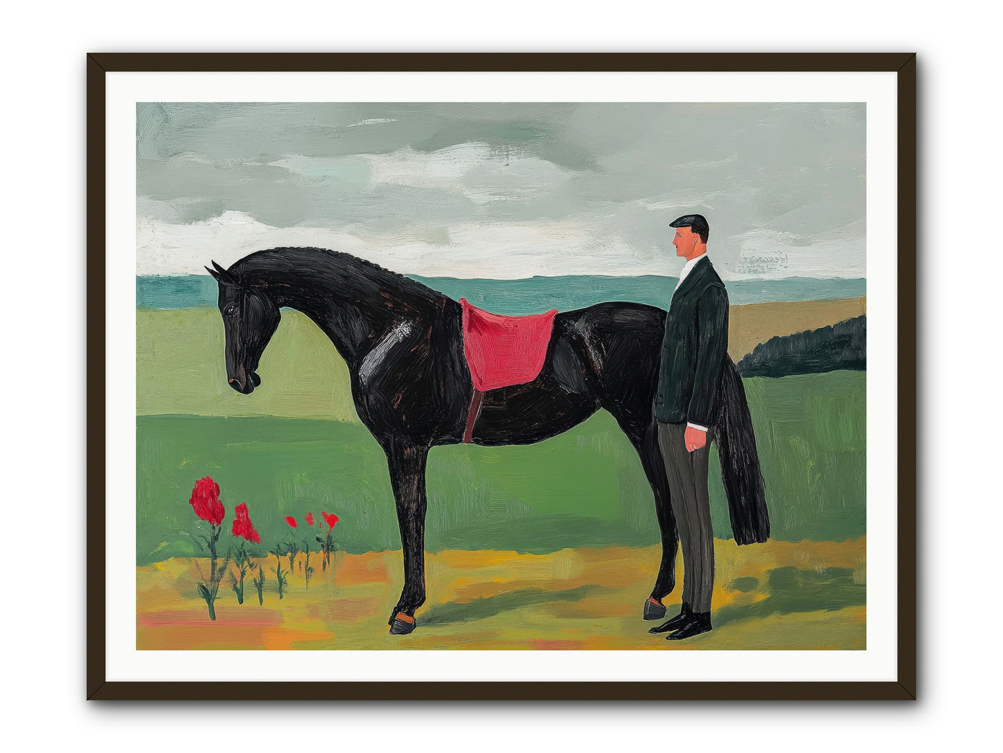 Velvet Storm -- Framed Print - Black 48x36