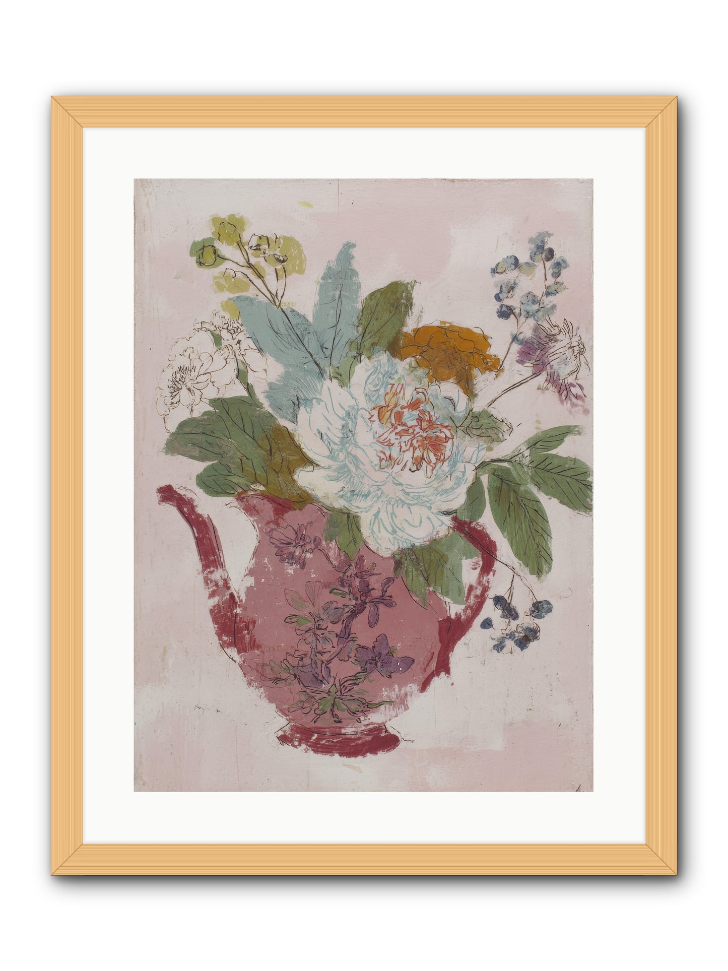 Velvet Supper & Other Stories -- Framed Print - Natural 18x24