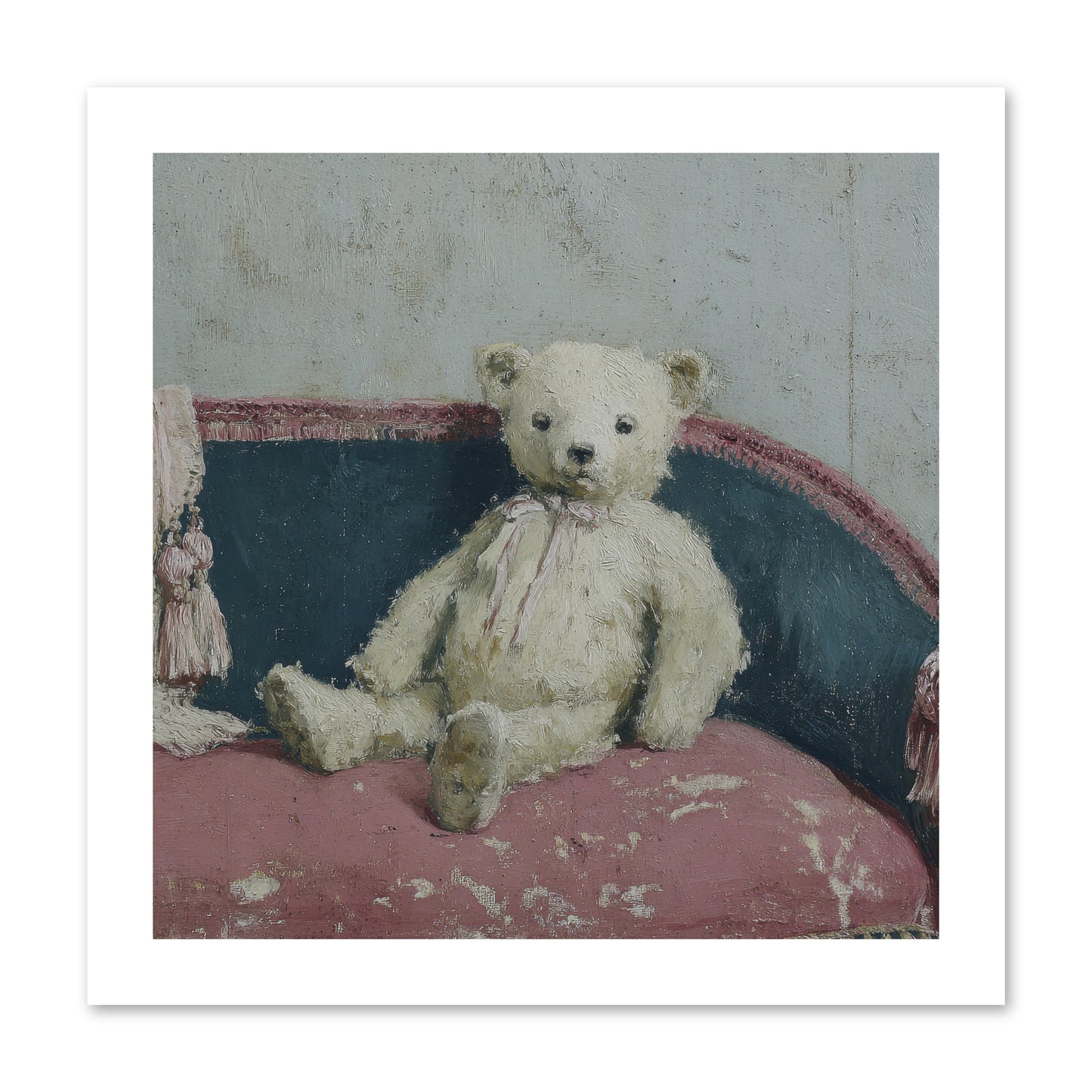 Velvet Telegram -- Paper Print 12x12
