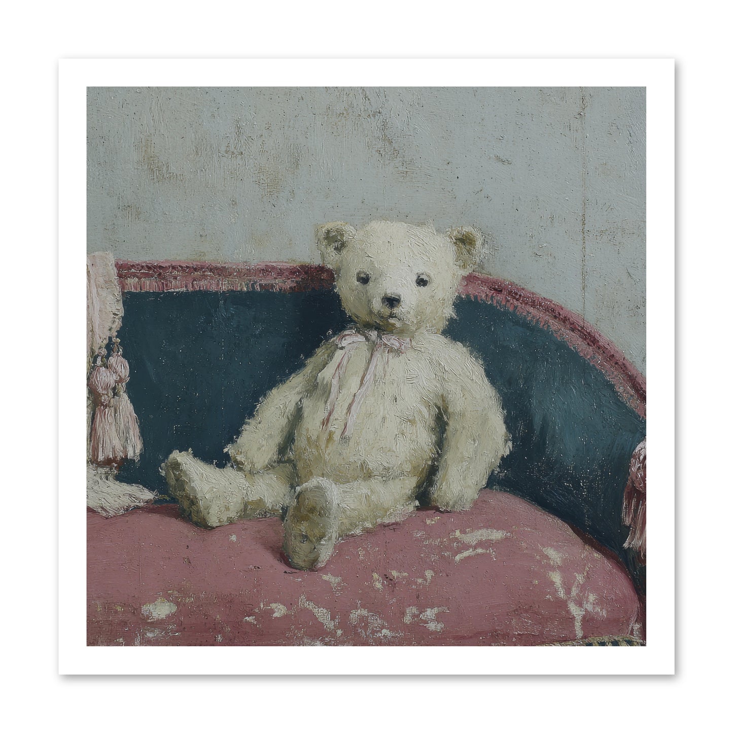 Velvet Telegram -- Paper Print 20x20