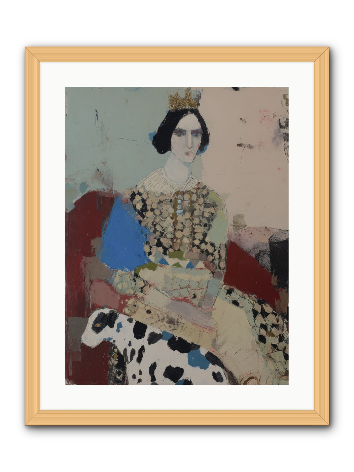 Velvet Thoughts -- Framed Print - Natural 18x24