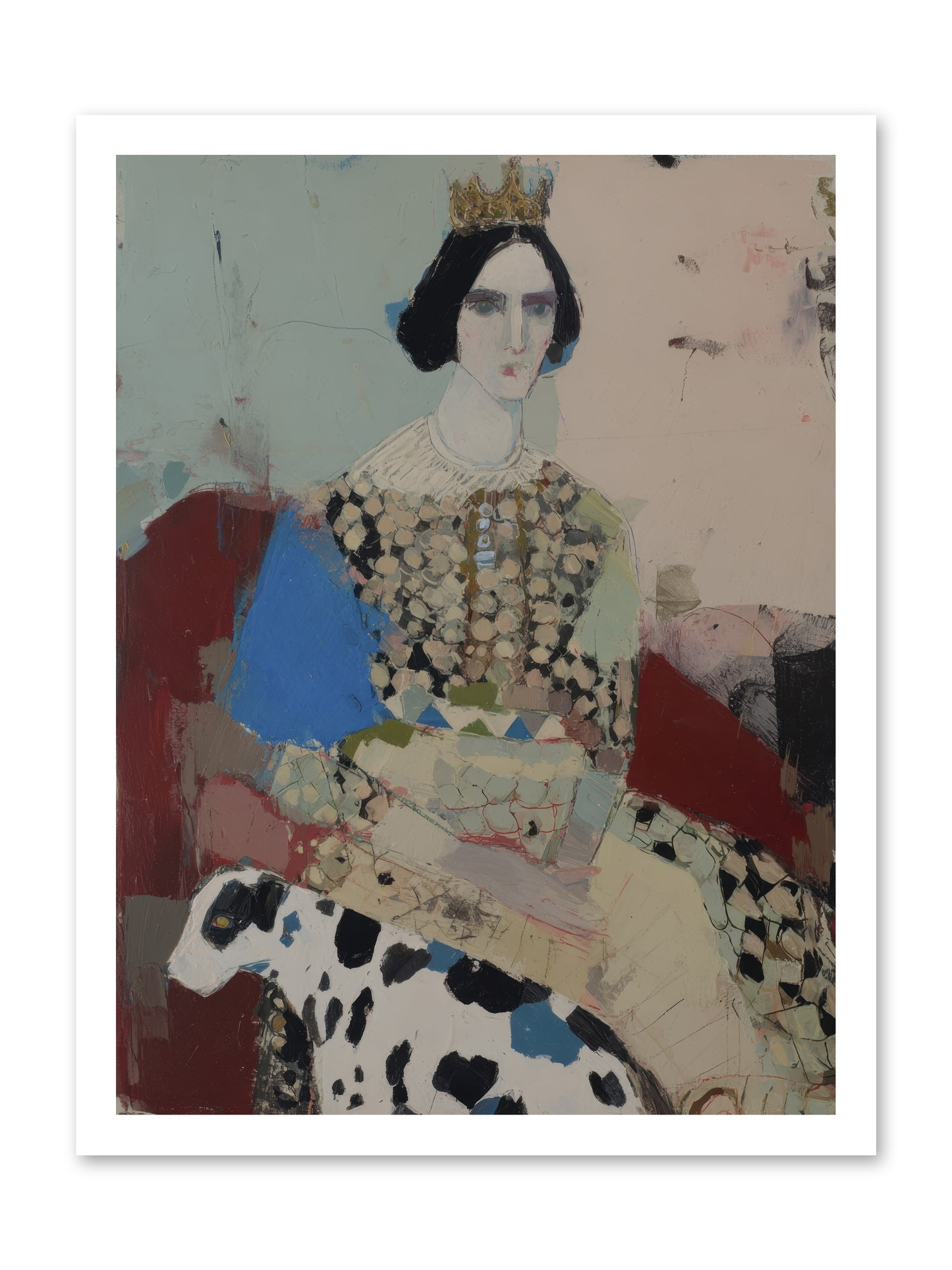 Velvet Thoughts -- Loose Canvas Print 18x24