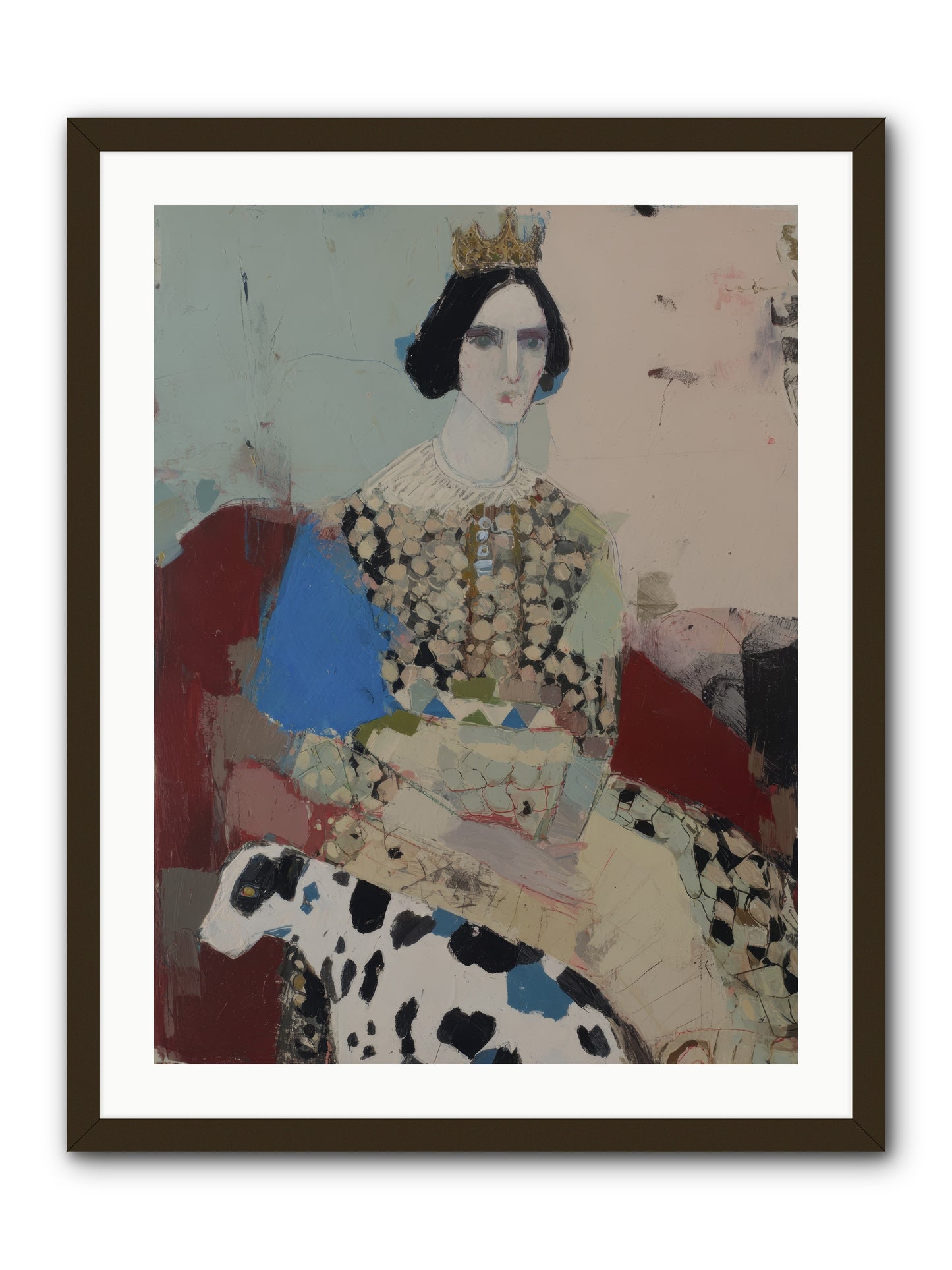 Velvet Thoughts -- Framed Print - Black 24x32
