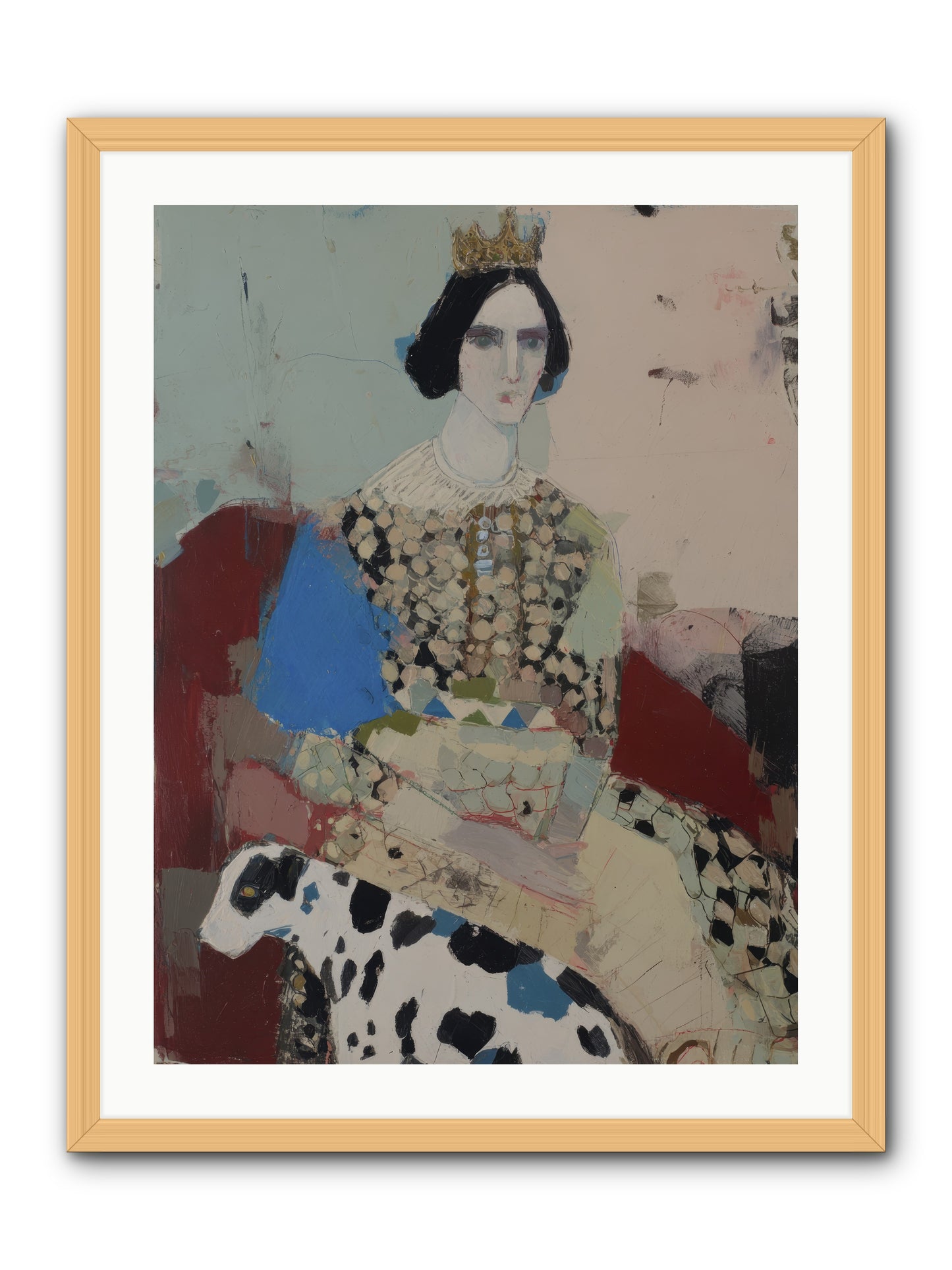 Velvet Thoughts -- Framed Print - Natural 24x32