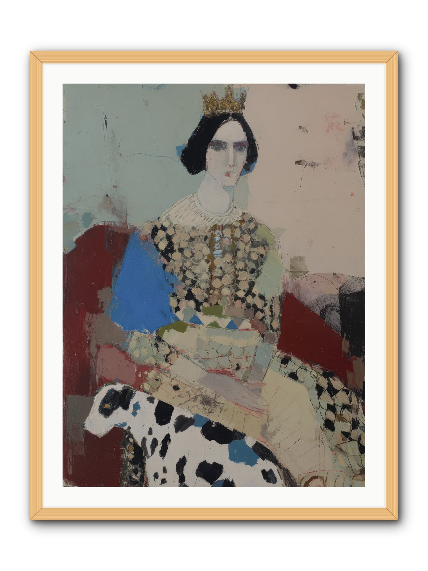 Velvet Thoughts -- Framed Print - Natural 30x40