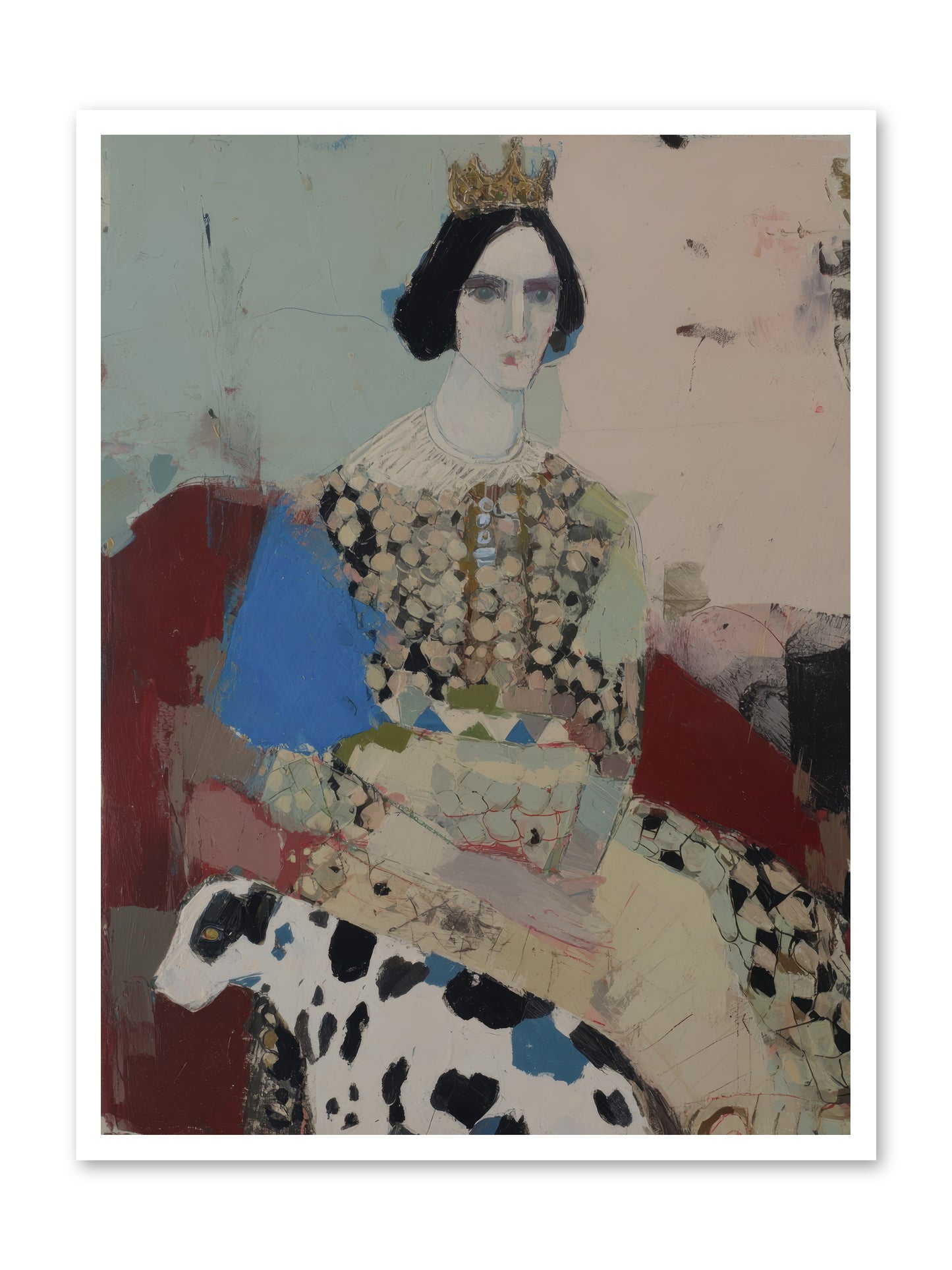 Velvet Thoughts -- Loose Canvas Print 30x40