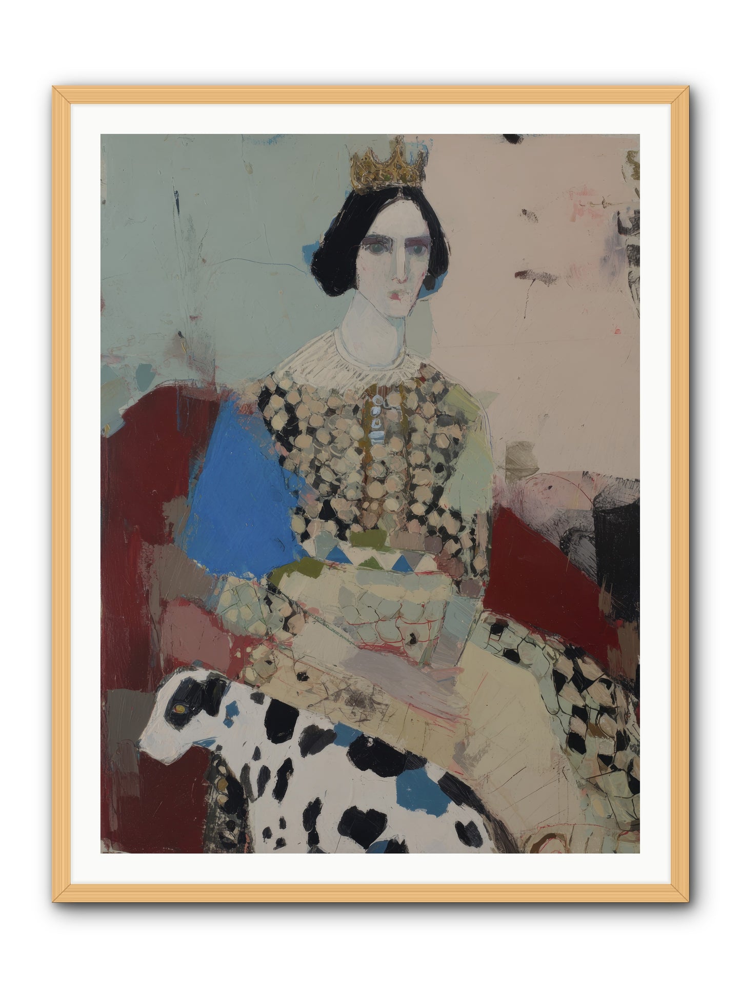 Velvet Thoughts -- Framed Print - Natural 36x48