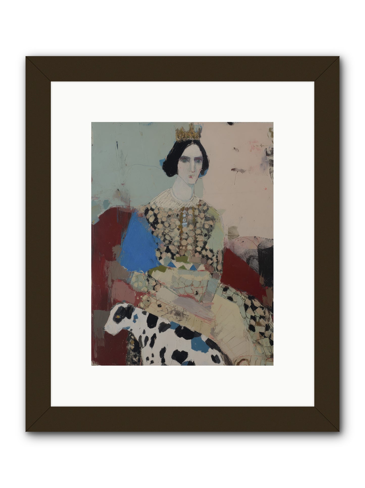 Velvet Thoughts -- Framed Print - Black 9x12