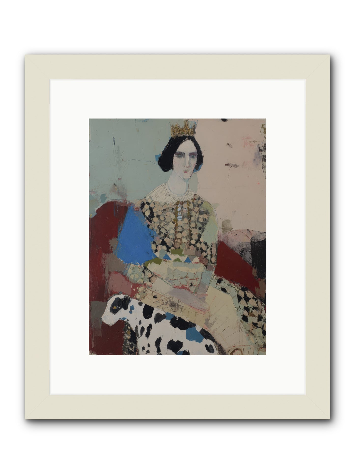 Velvet Thoughts -- Framed Print - White 9x12