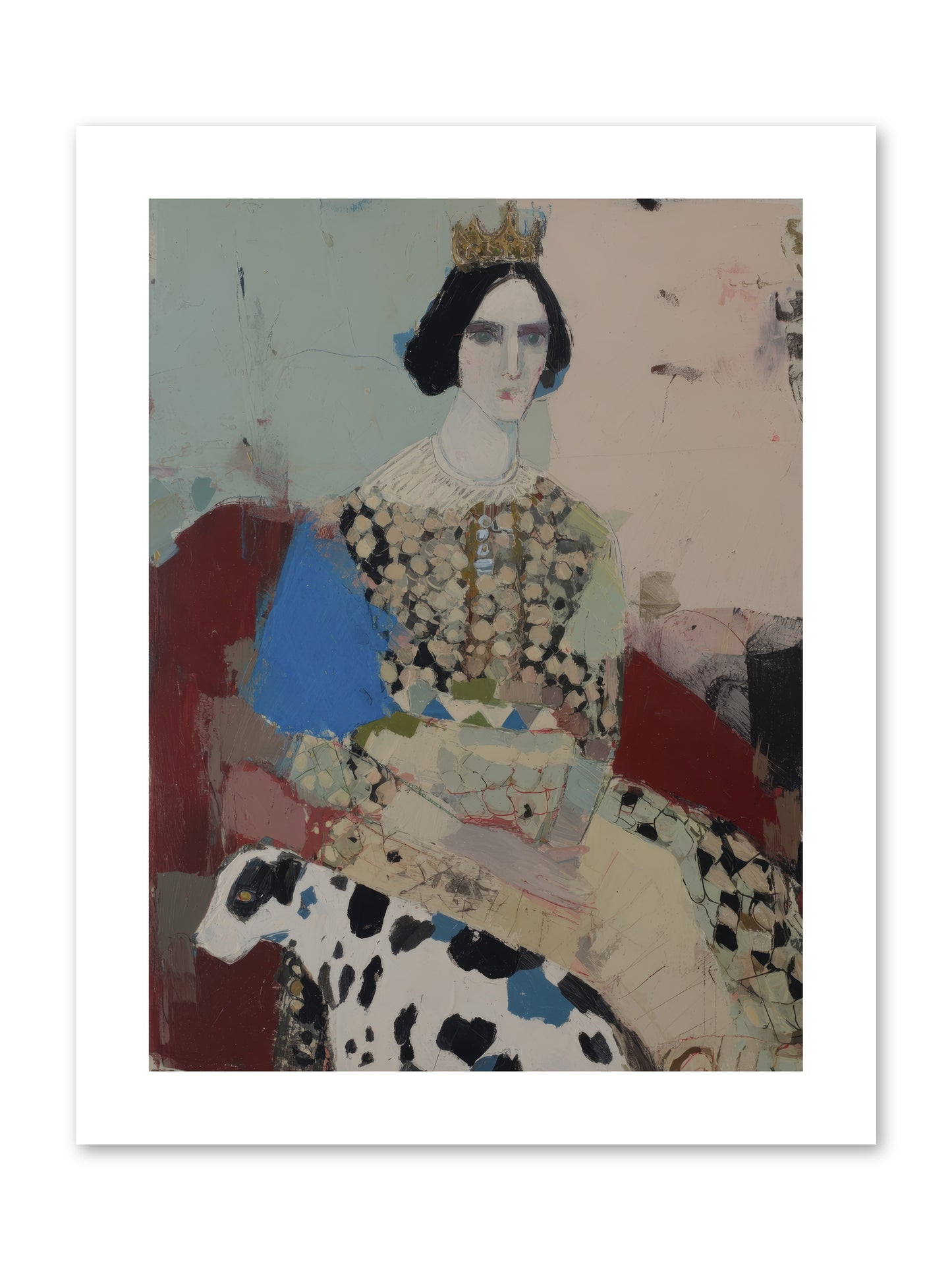 Velvet Thoughts -- Loose Canvas Print 9x12