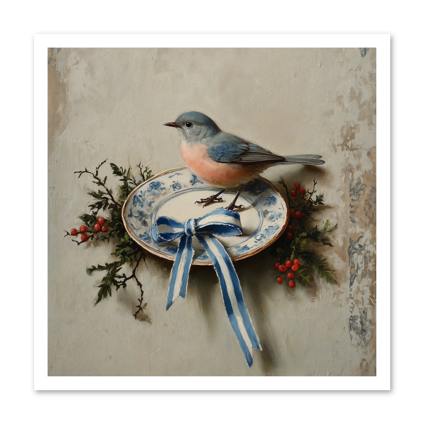 Velvet WIngs -- Paper Print 24x24