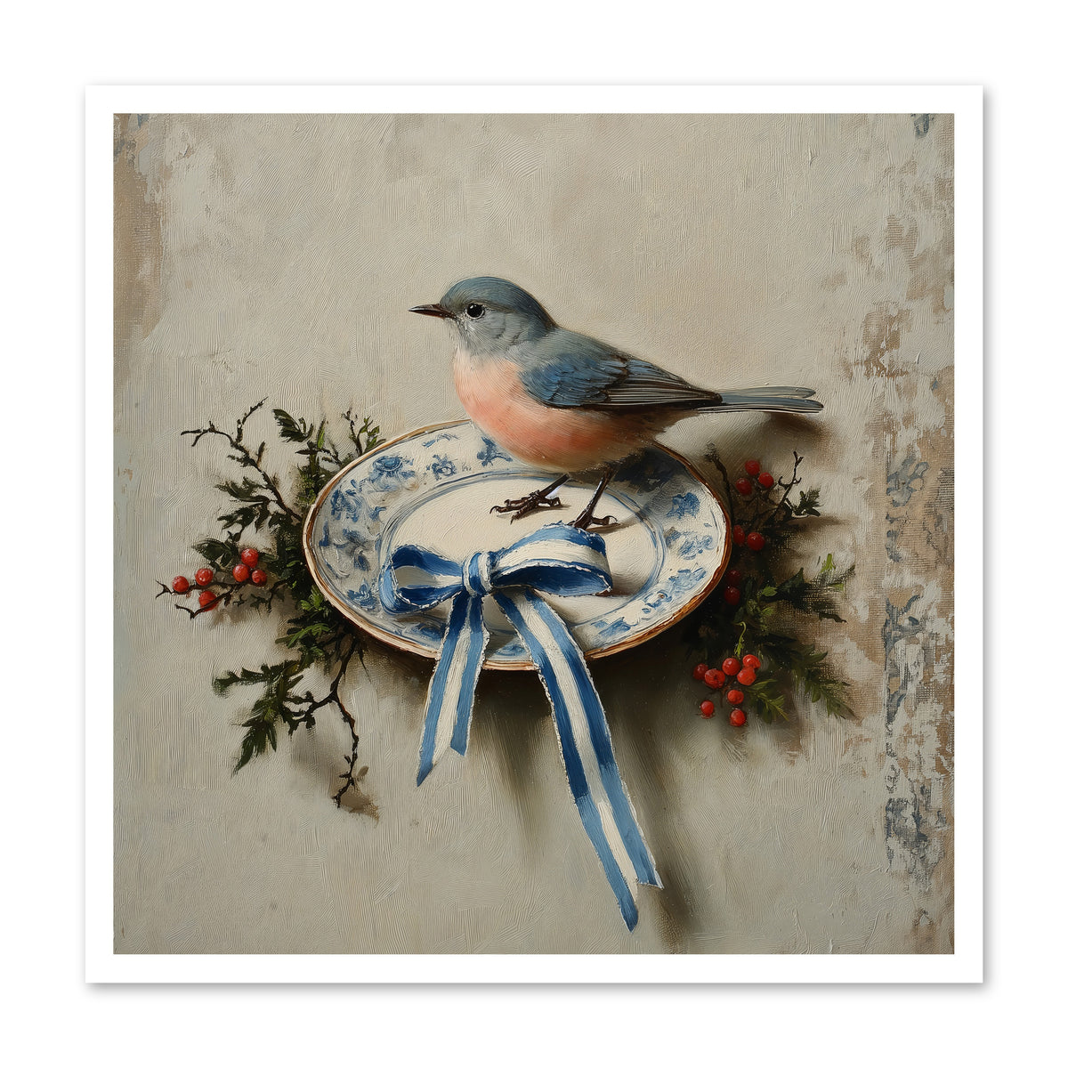 Velvet WIngs -- Paper Print 30x30