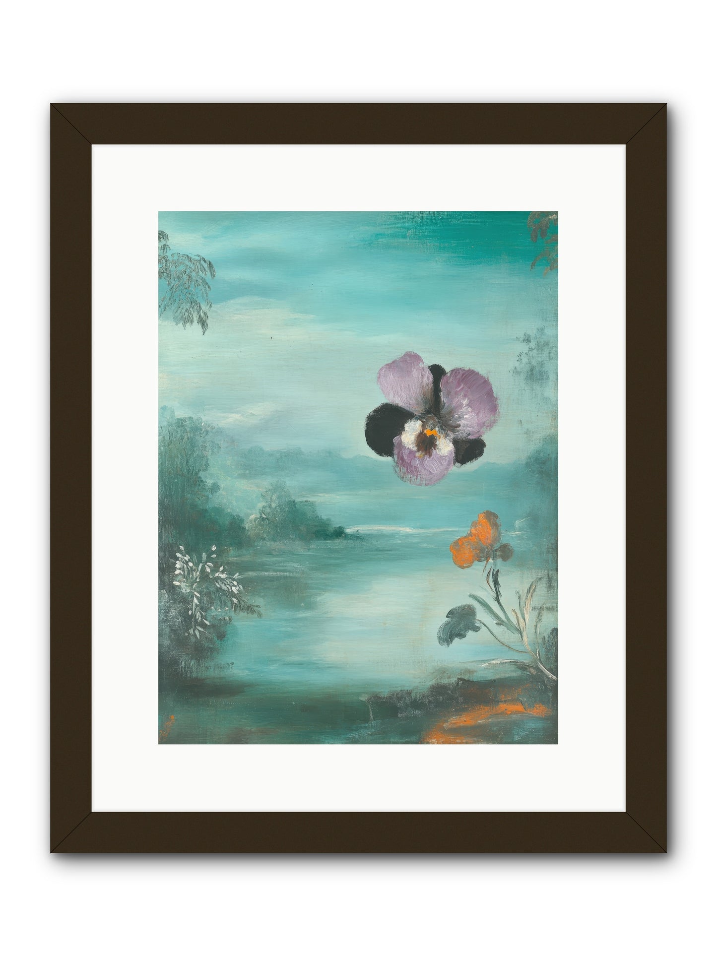 Velvet Whisper-REZ -- Framed Print - Black 12x16