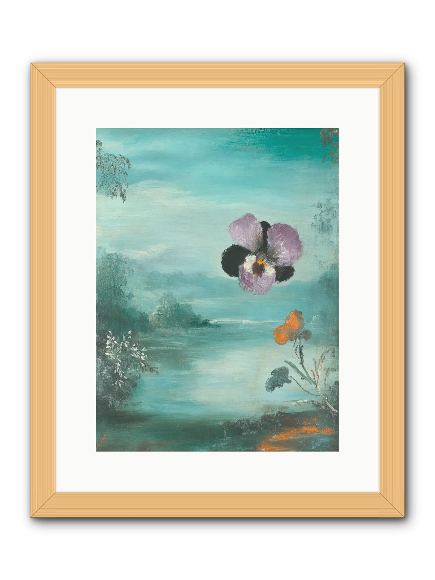 Velvet Whisper-REZ -- Framed Print - Natural 12x16