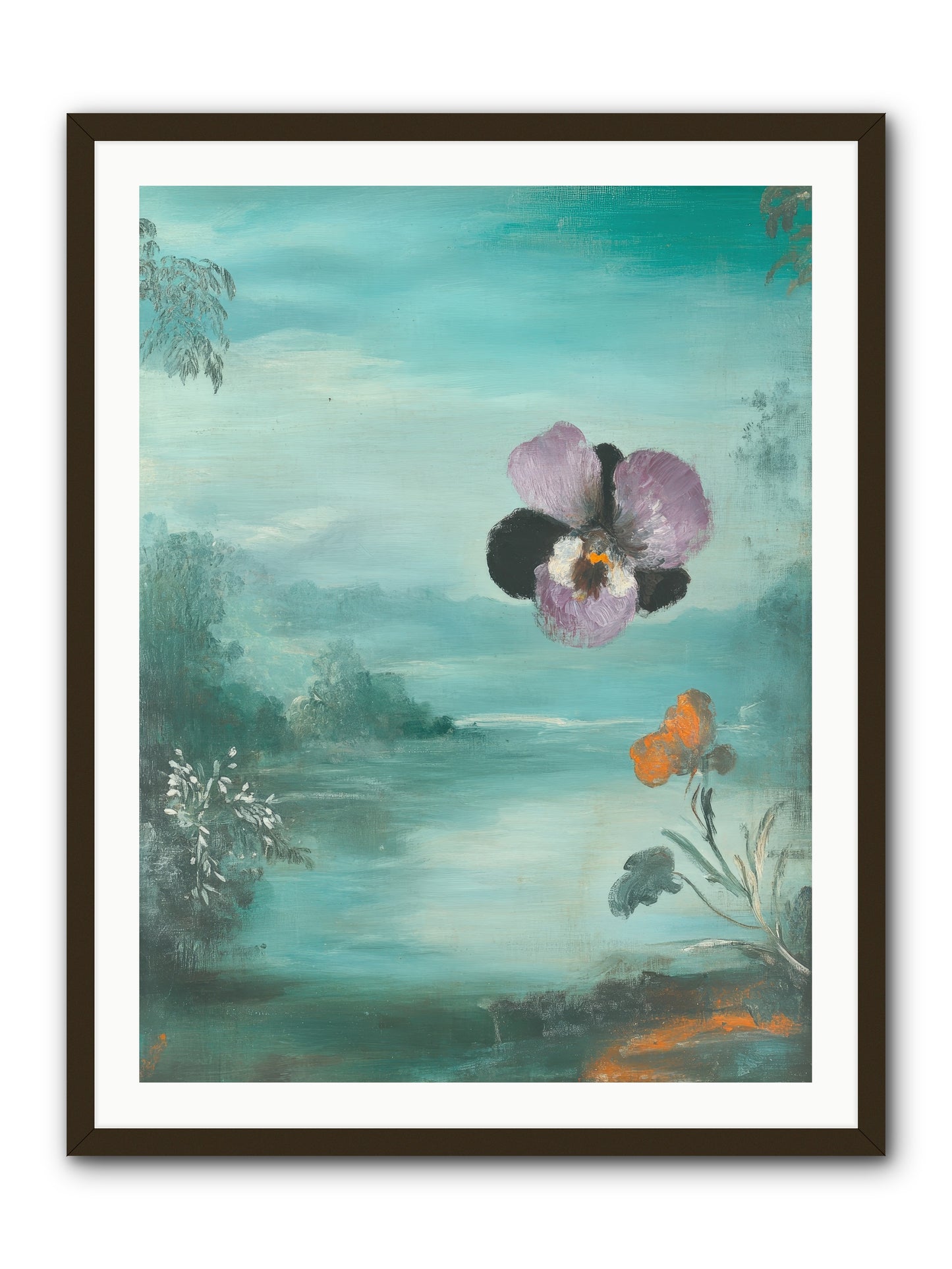 Velvet Whisper-REZ -- Framed Print - Black 30x40