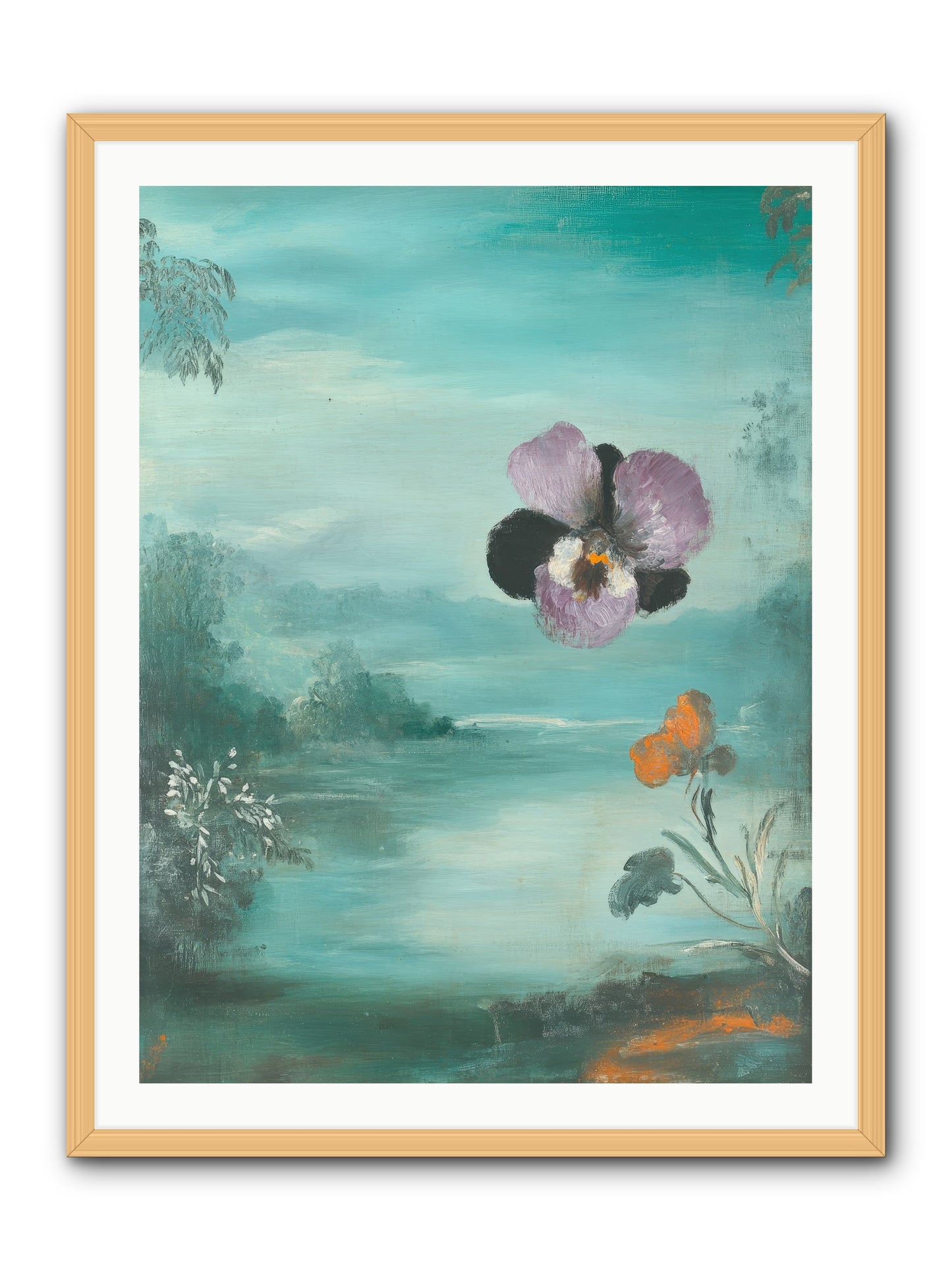 Velvet Whisper-REZ -- Framed Print - Natural 30x40