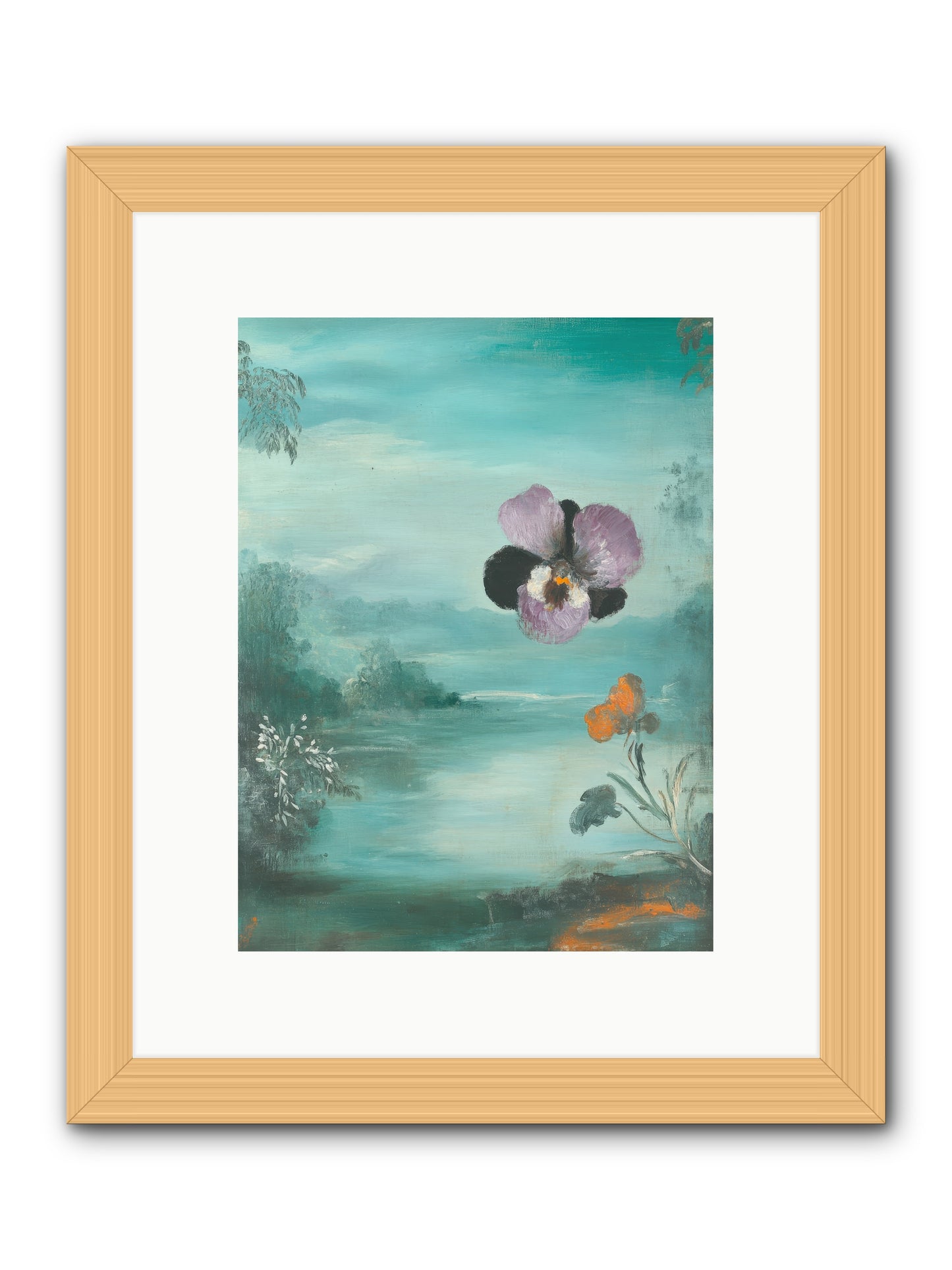 Velvet Whisper-REZ -- Framed Print - Natural 9x12